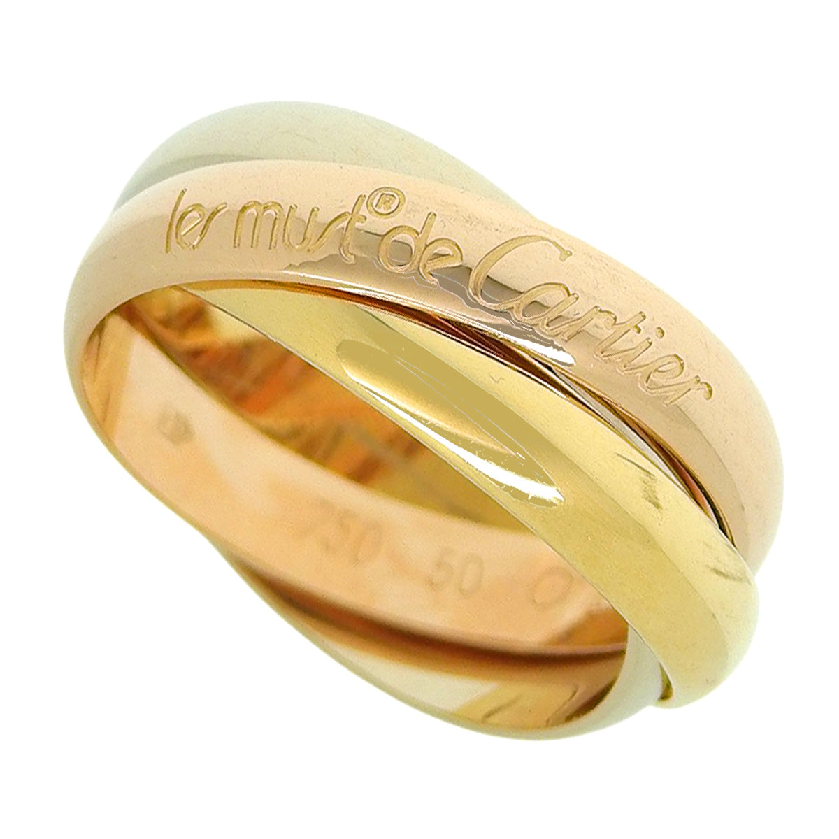 トリニティ クラシック MM ピンクゴールド K18PG YG WG マスト ドゥ カルティエ