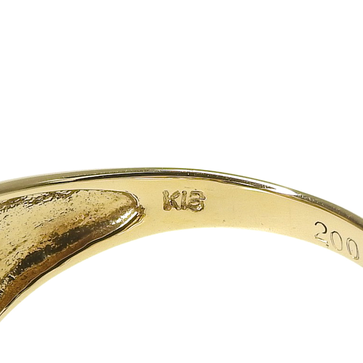 サファイア ダイヤモンド リング S2.00/D0.19 イエローゴールド K18YG 5.3g