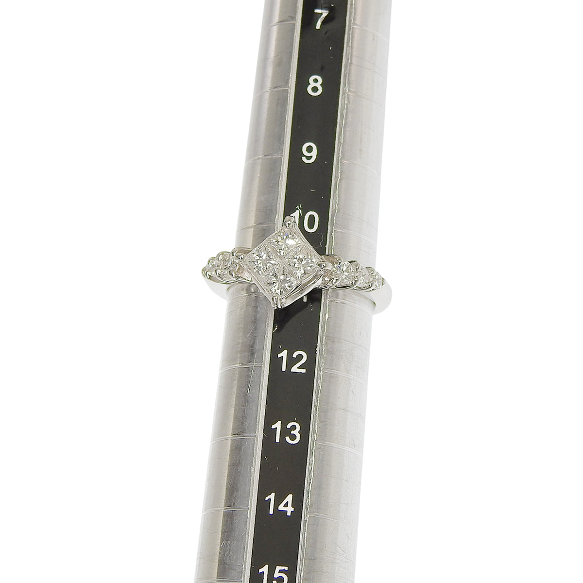 Diamond ring D1.00 Platinum Pt900 7.0g