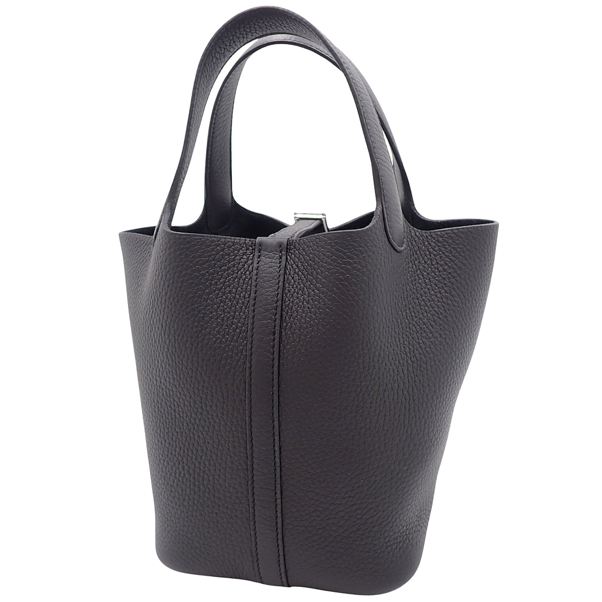 【新品】ピコタンロックPM K刻印 トリヨンクレマンス パラジウム金具 ブラック シルバー金具