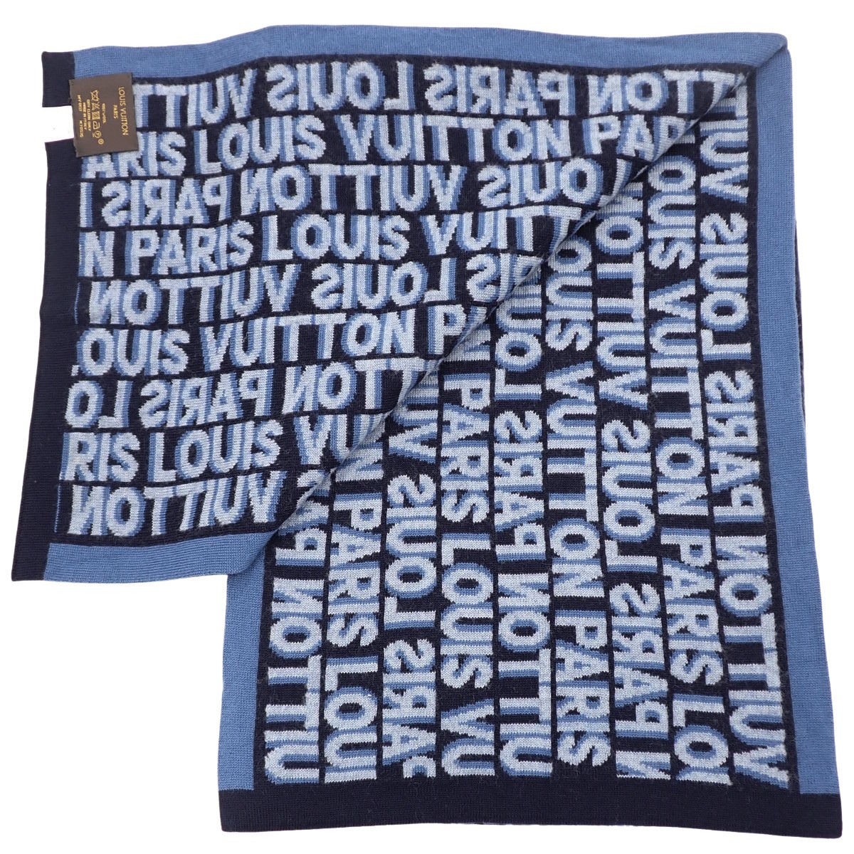 エシャルプ・LVタグ ウール M70535