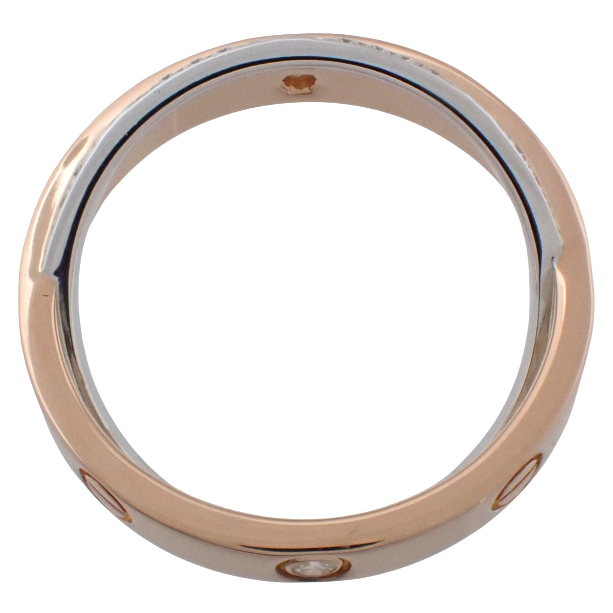 BE LOVE 钻石戒指 K18PG WG