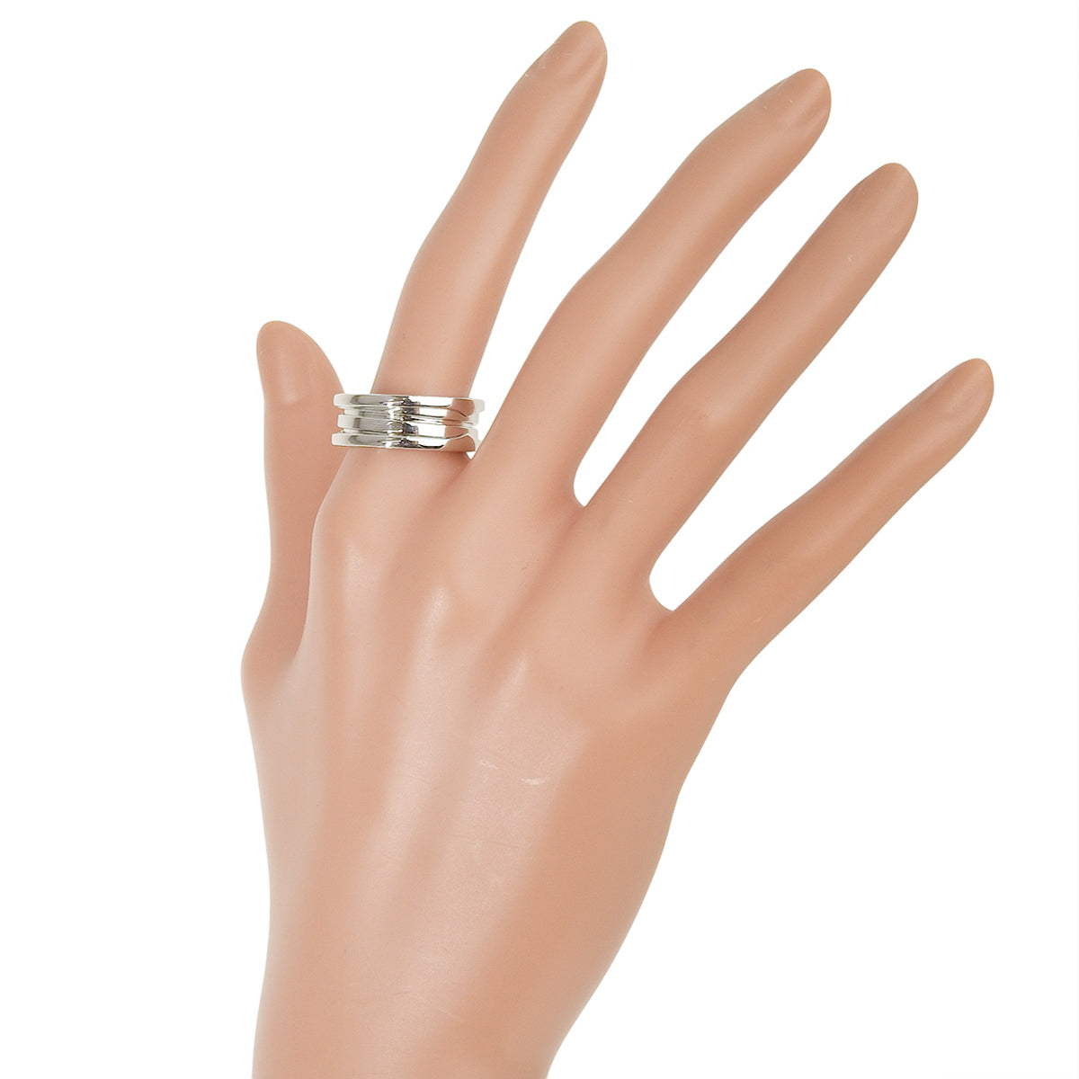 ビー・ゼロワン リング ホワイトゴールド K18WG 9.1g B-zero1