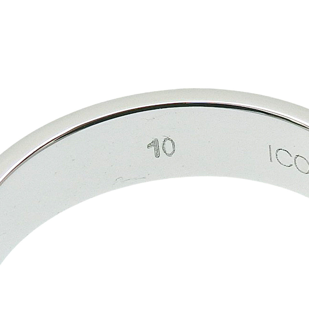 Icon Slim Ring White Gold K18WG
