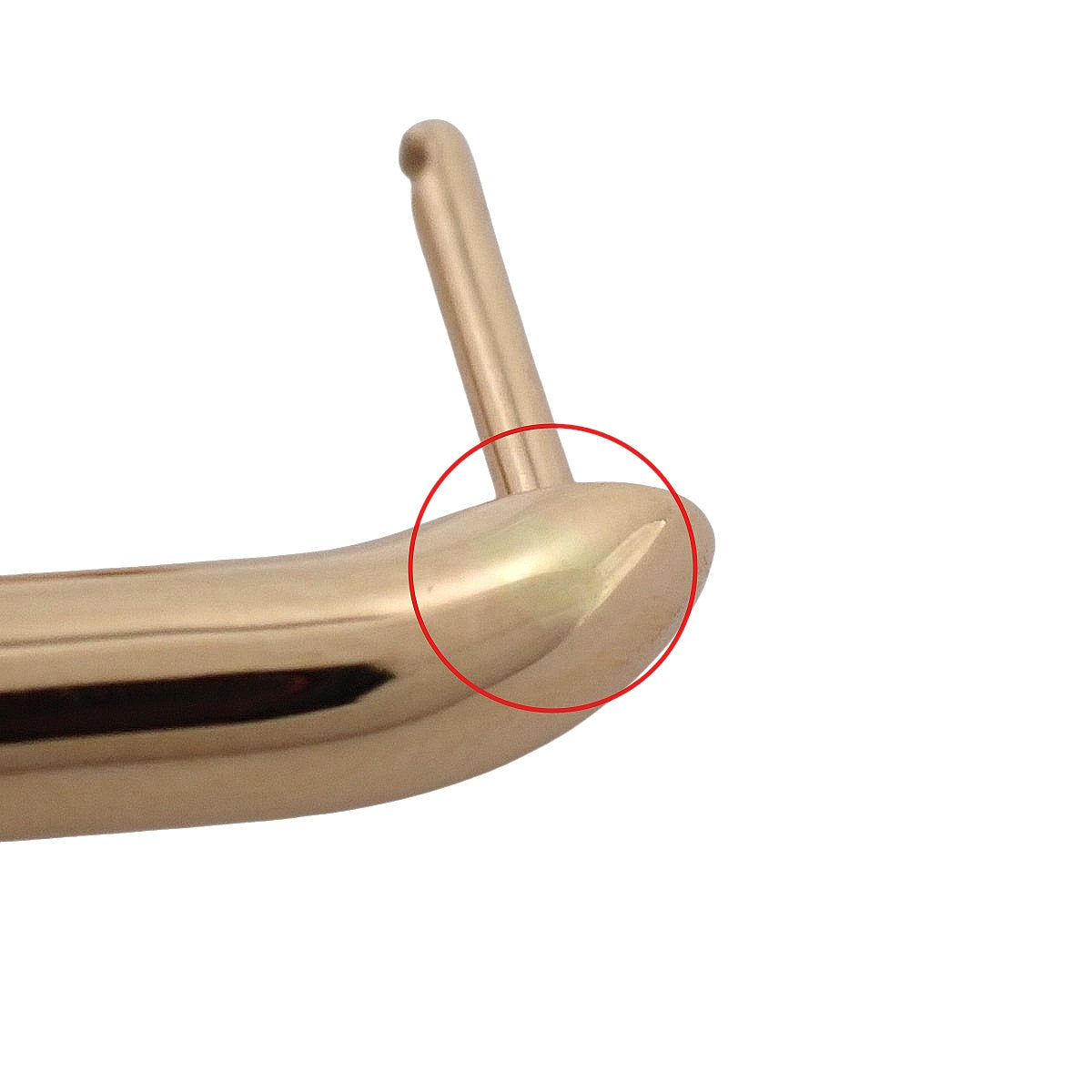 中号玫瑰金耳环，K18PG