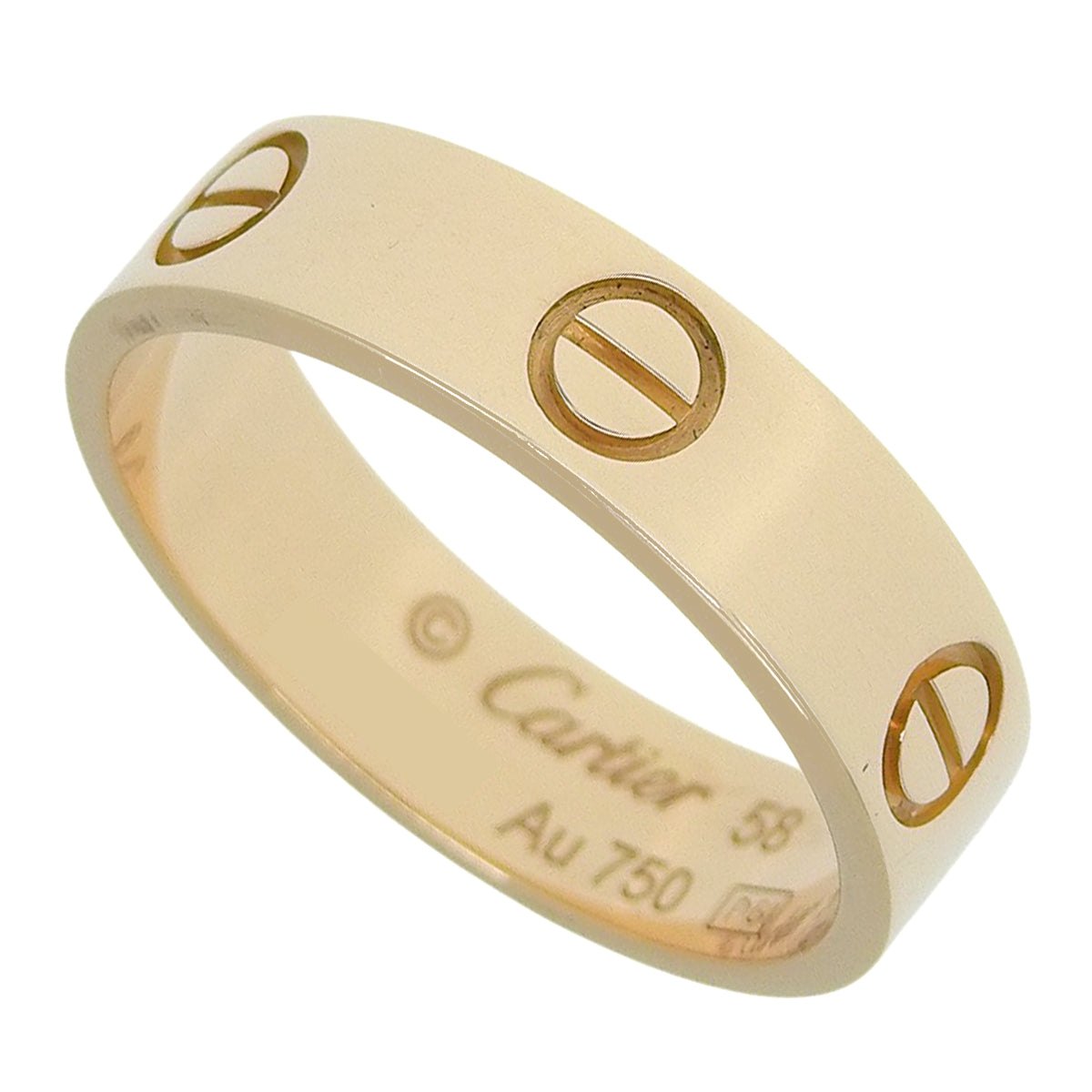 LOVE リング ピンクゴールド K18PG ジュエリー ラブリング