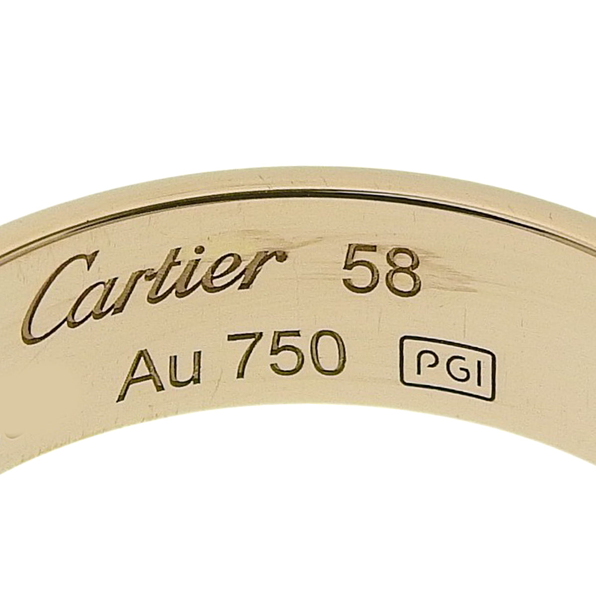 LOVE リング ピンクゴールド K18PG ジュエリー ラブリング