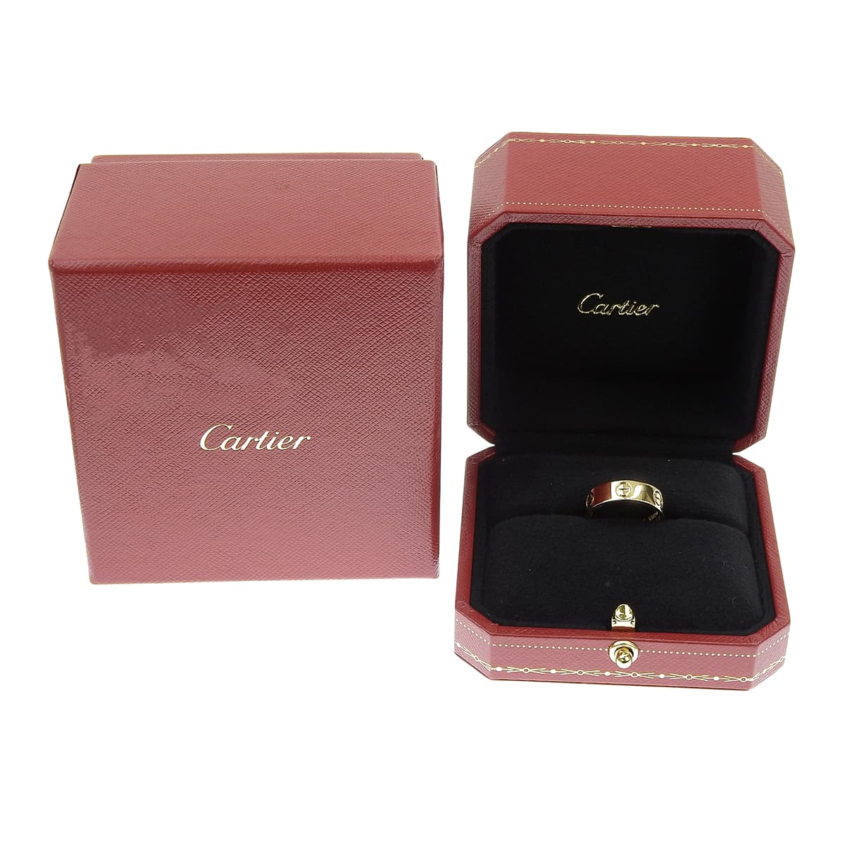 LOVE リング イエローゴールド K18YG