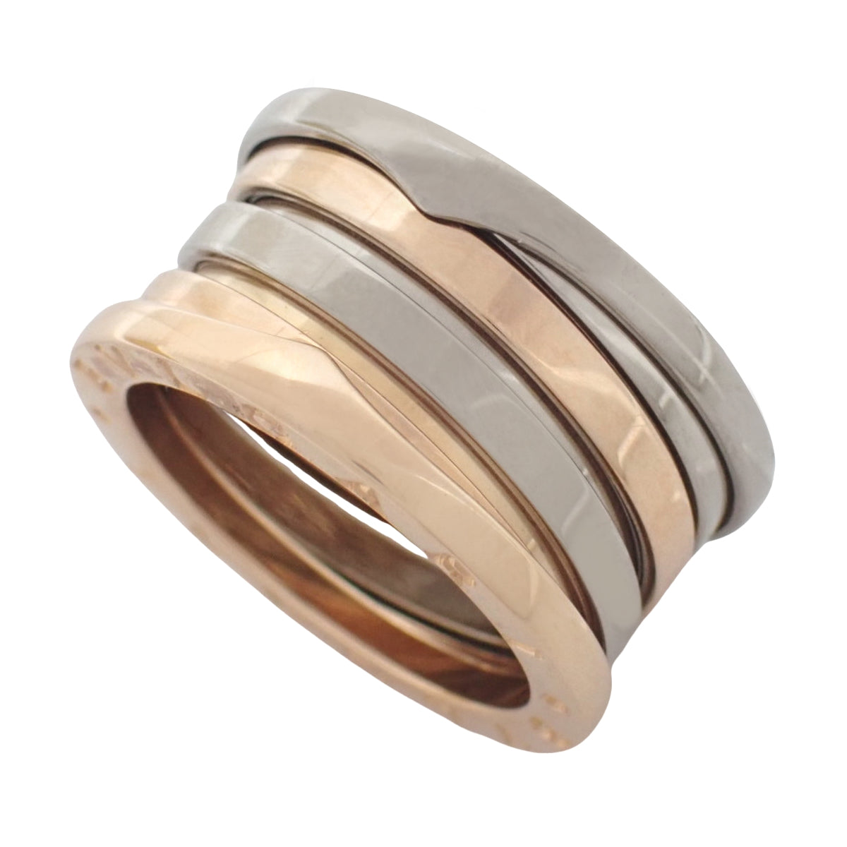 B.zero1 Perfect Mistake Ring Pink Gold White Gold K18
