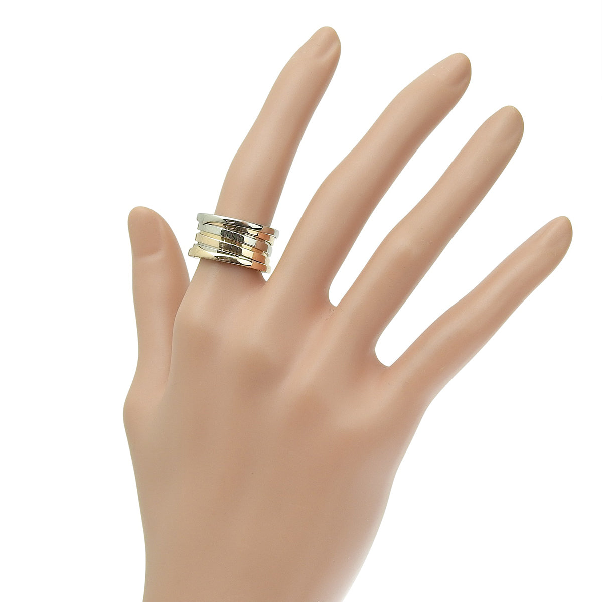 B.zero1 Perfect Mistake Ring Pink Gold White Gold K18