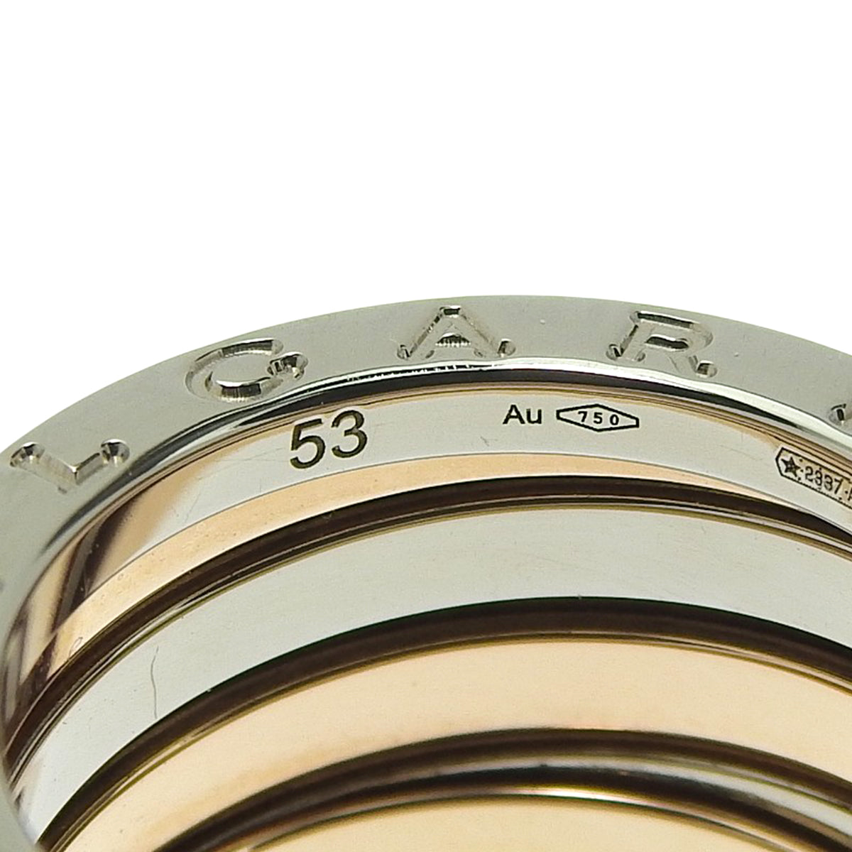 ビー・ゼロワン パーフェクトミステイク リング ピンクゴールド ホワイトゴールド K18