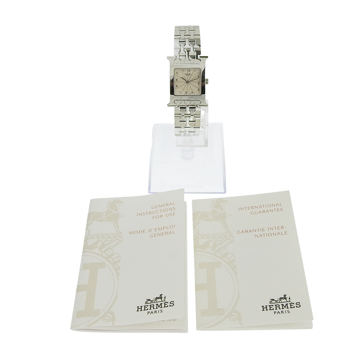 H Watch HH1.210 SS 白色石英女士腕表