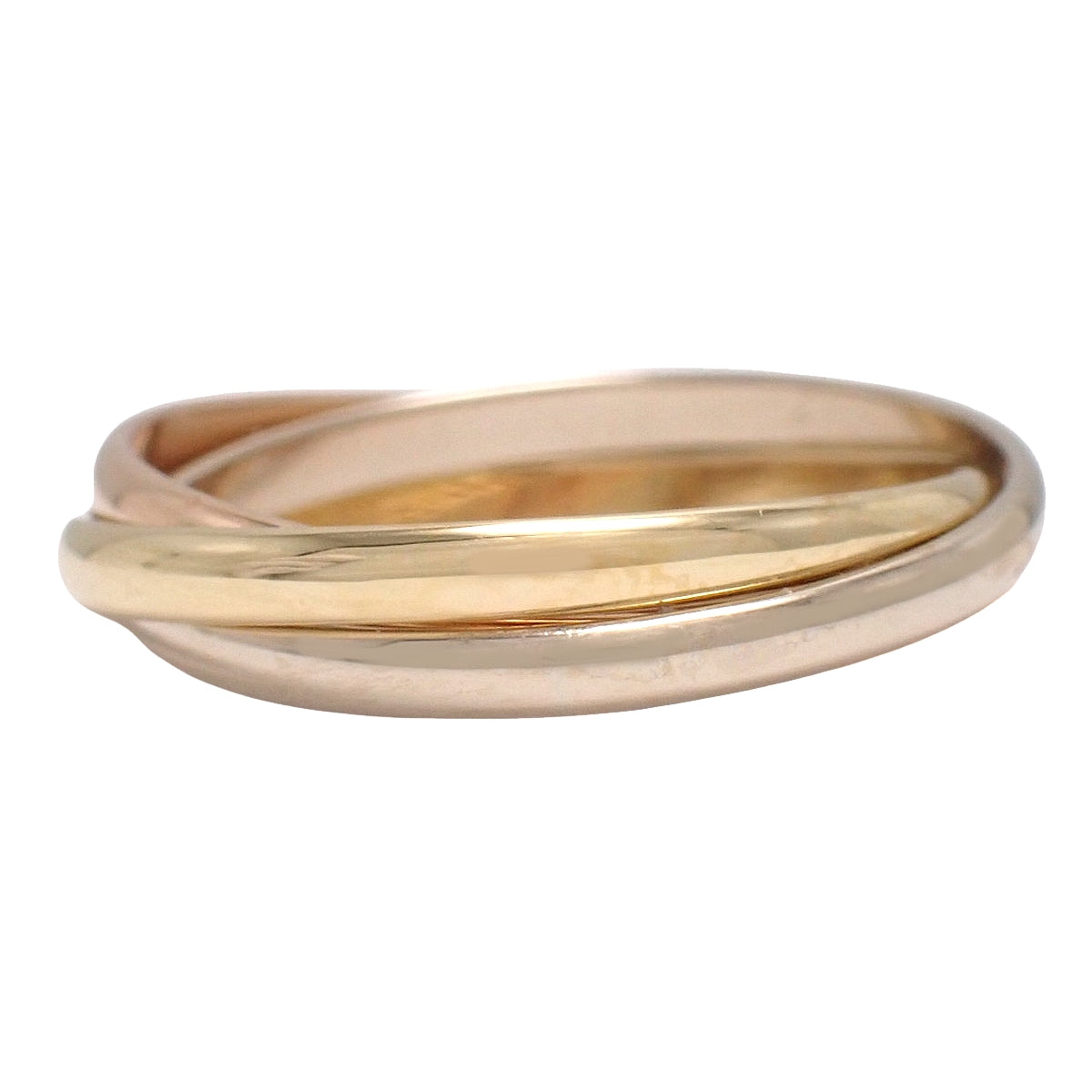 les must de Cartier Trinity Ring K18YG/PG/WG 3.7g