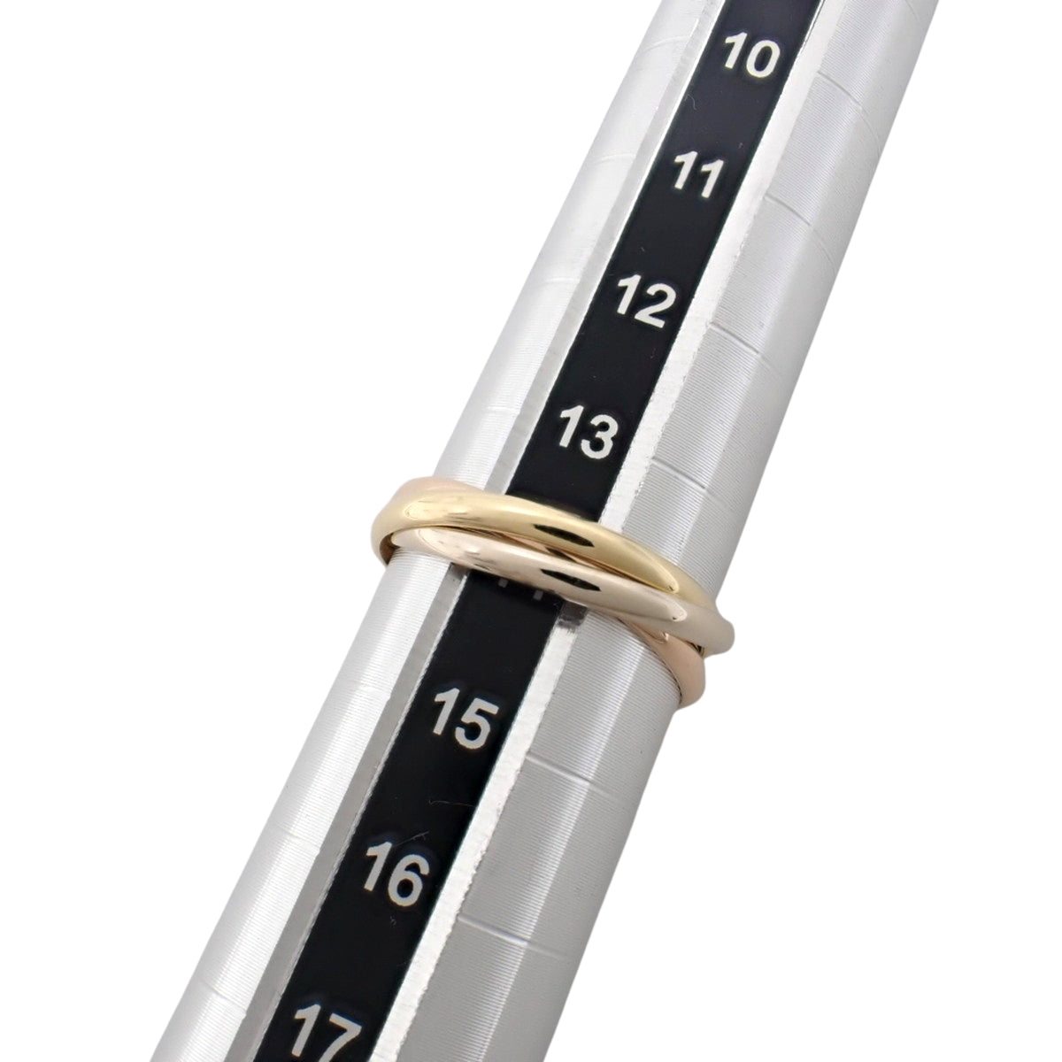 les must de Cartier Trinity Ring K18YG/PG/WG 3.7g