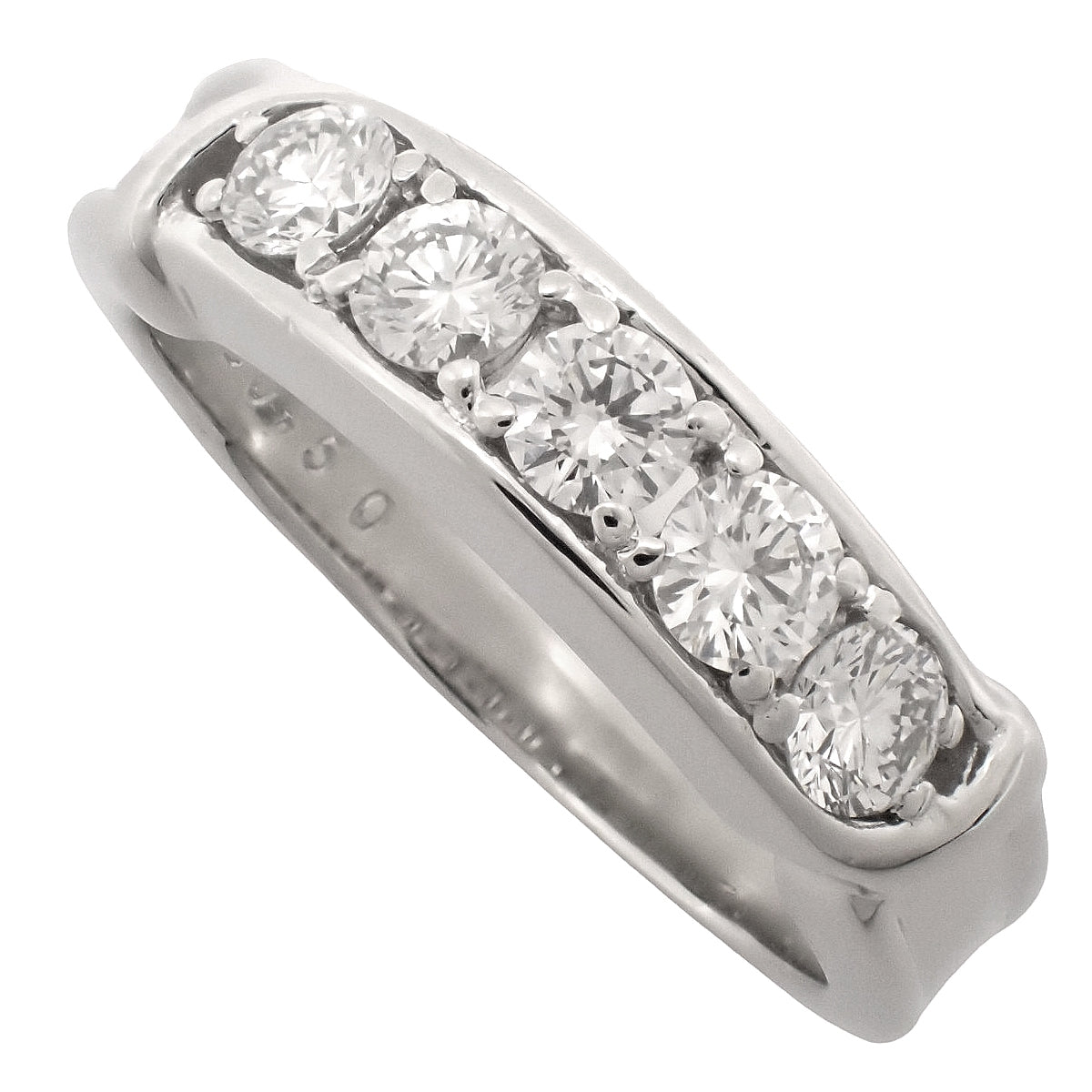 Diamond Ring D0.5 Platinum Pt900 7.2g