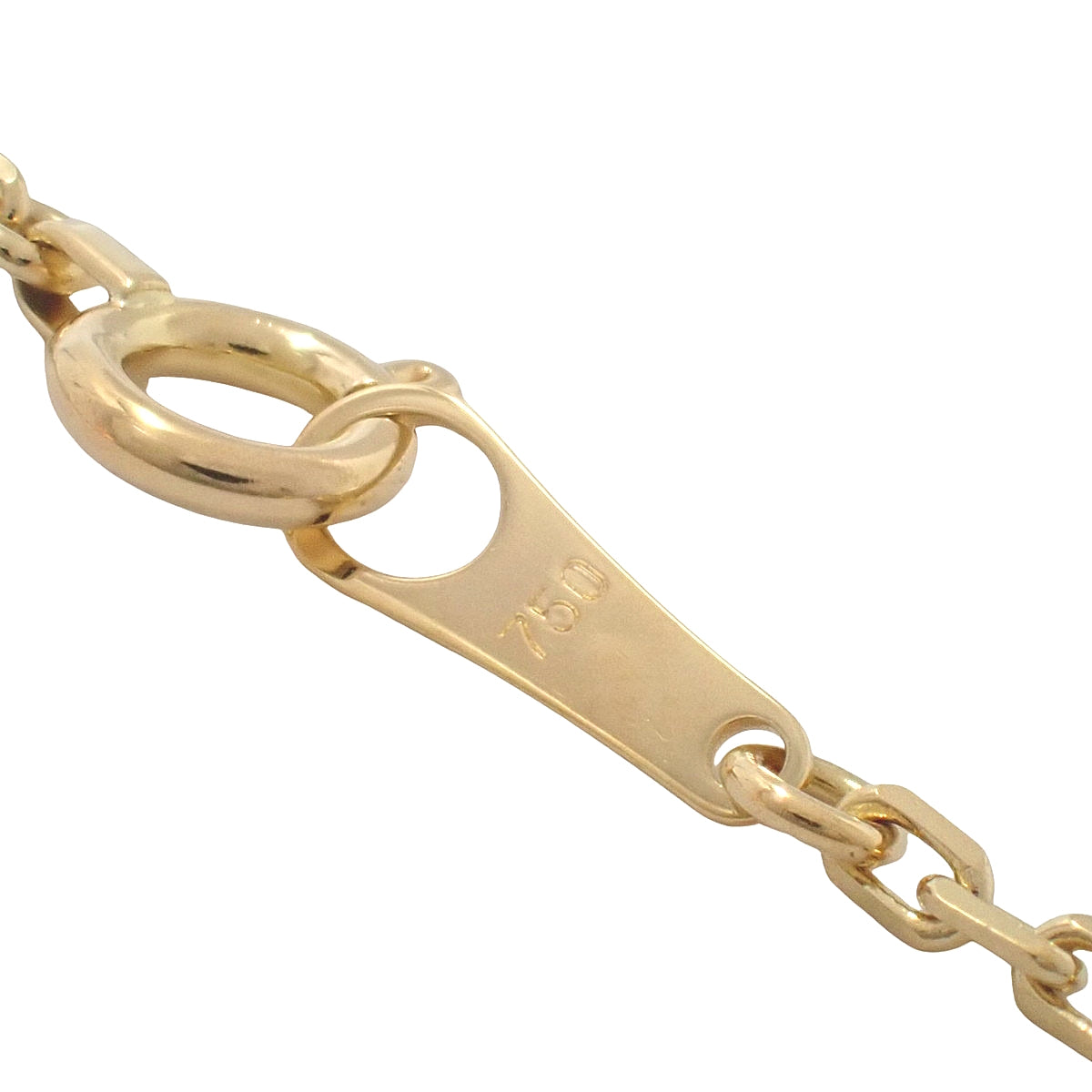 EYEFUNNY アイファニー ダイヤ クロス ネックレス イエローゴールド K18YG 4.6g