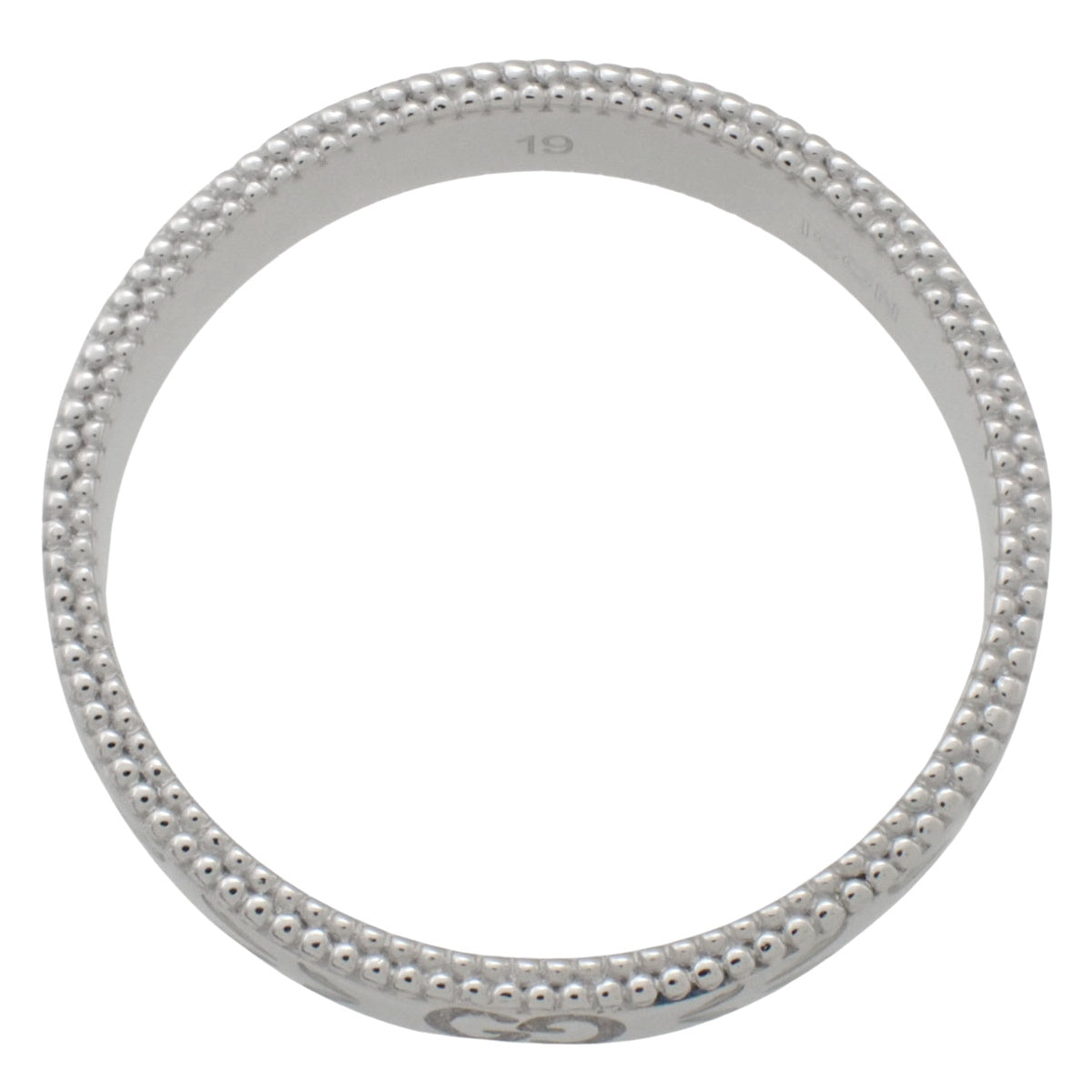 アイコン ブルーム リング ホワイトゴールド K18WG 4.4g