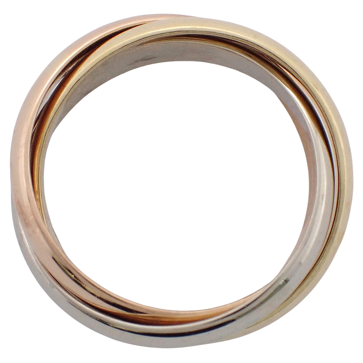 les must de Cartier トリニティ リング K18YG/PG/WG 8.0g