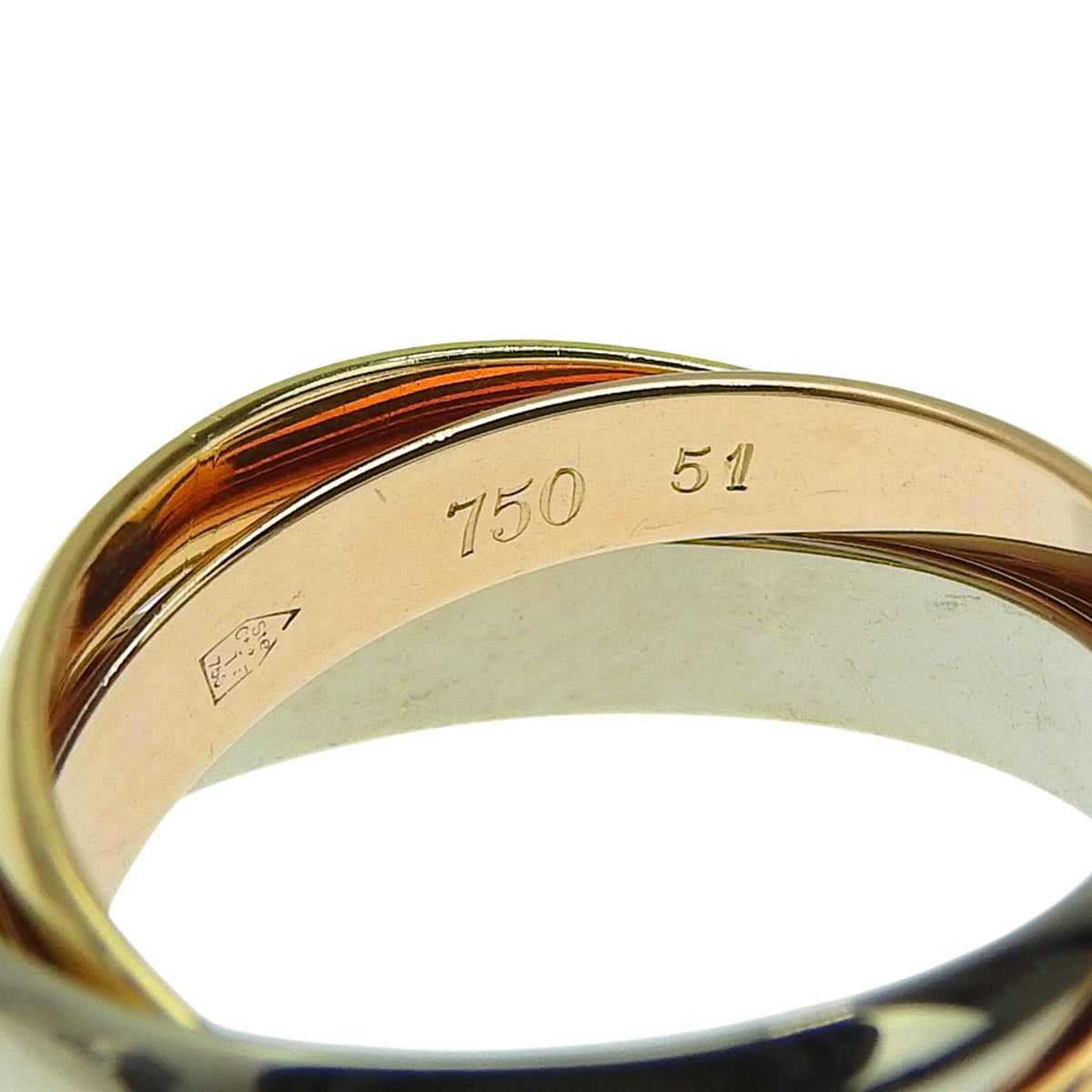 Trinity Classic MM K18PG YG WG Must de Cartier