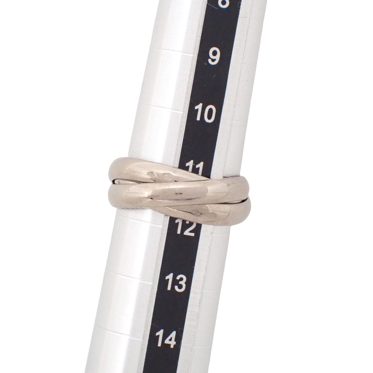 Trinity Ring White Gold K18WG