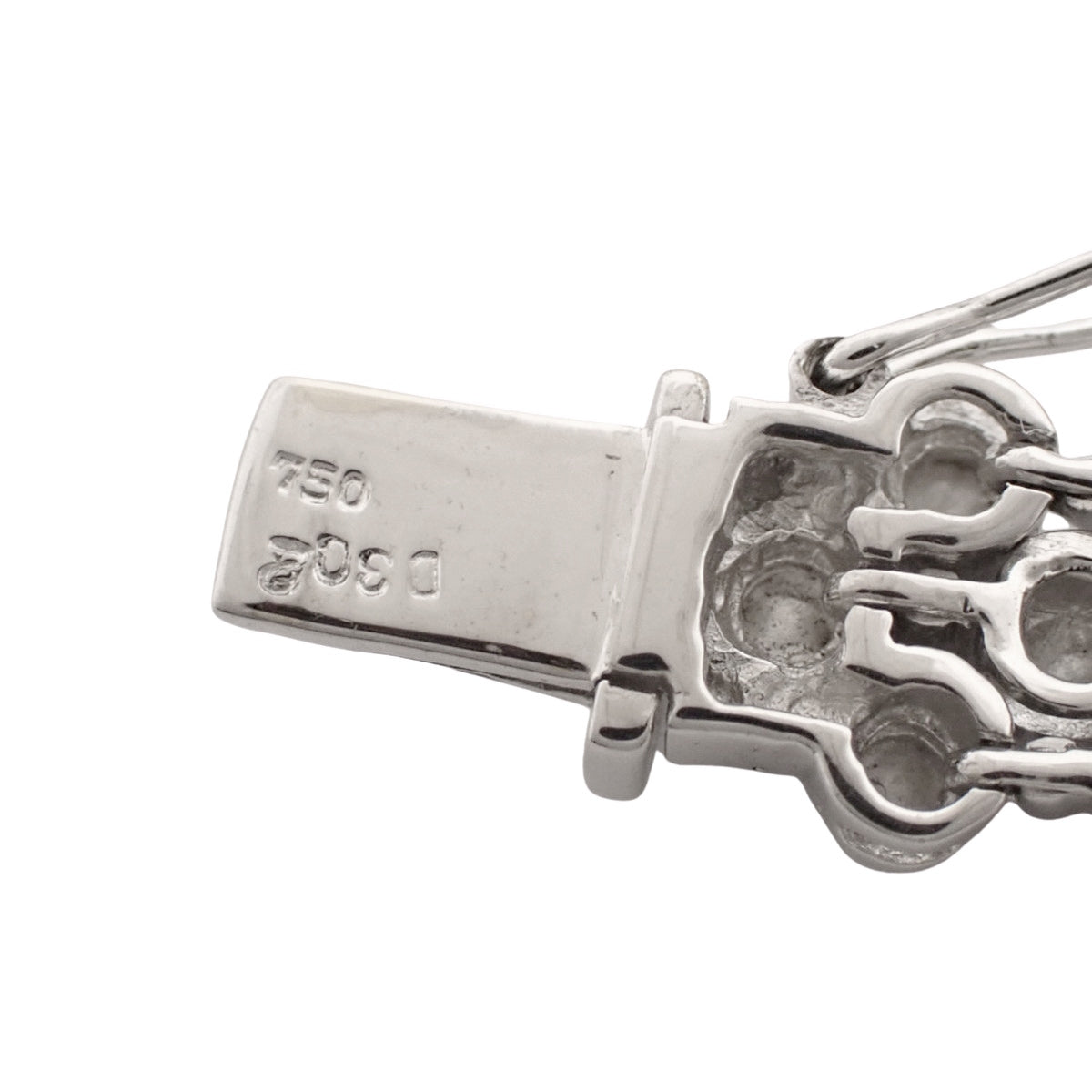 ダイヤモンド ネックレス D3.02 ホワイトゴールド K18WG 49.6g