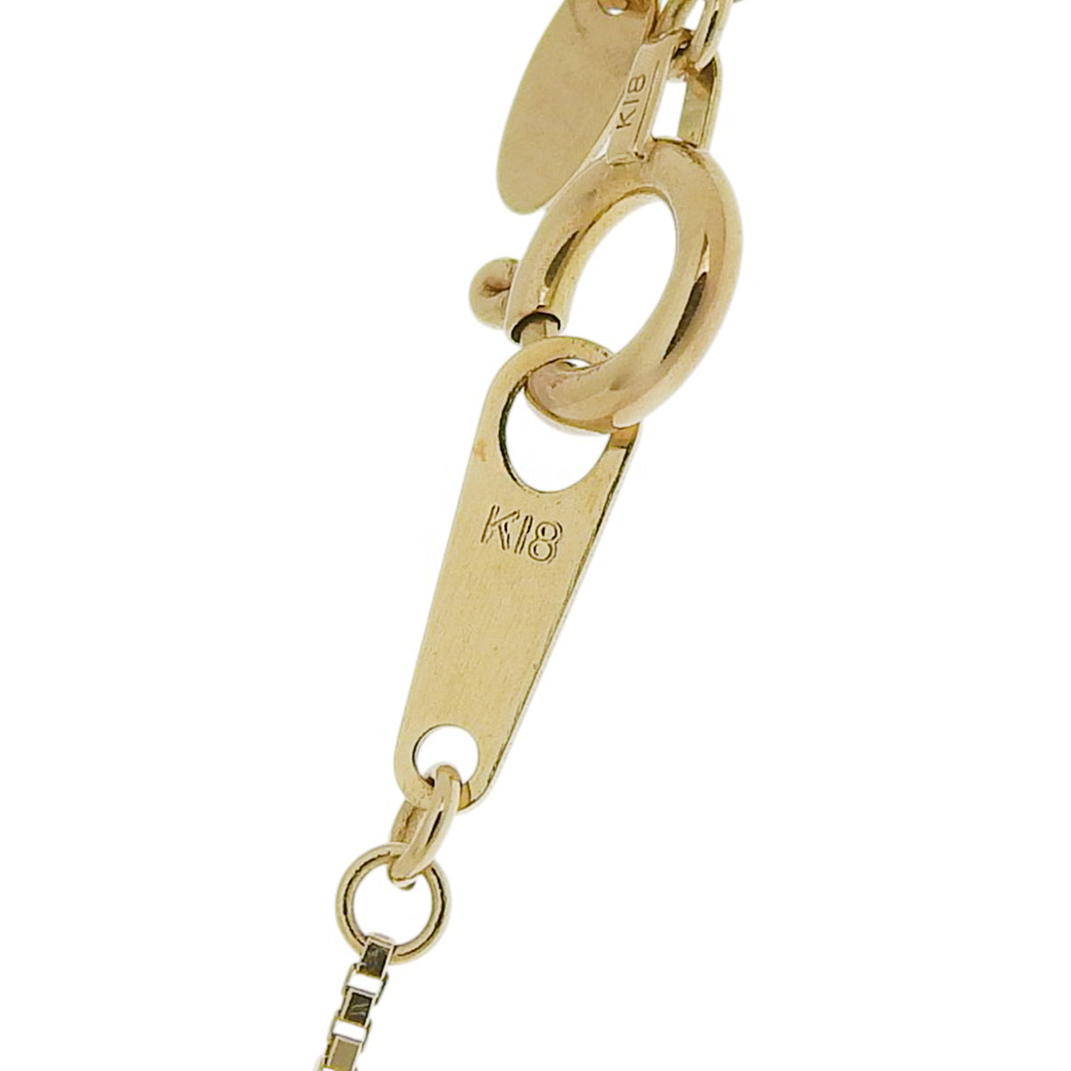 Star Diamond Necklace D0.20 Yellow Gold K18YG 4.3g