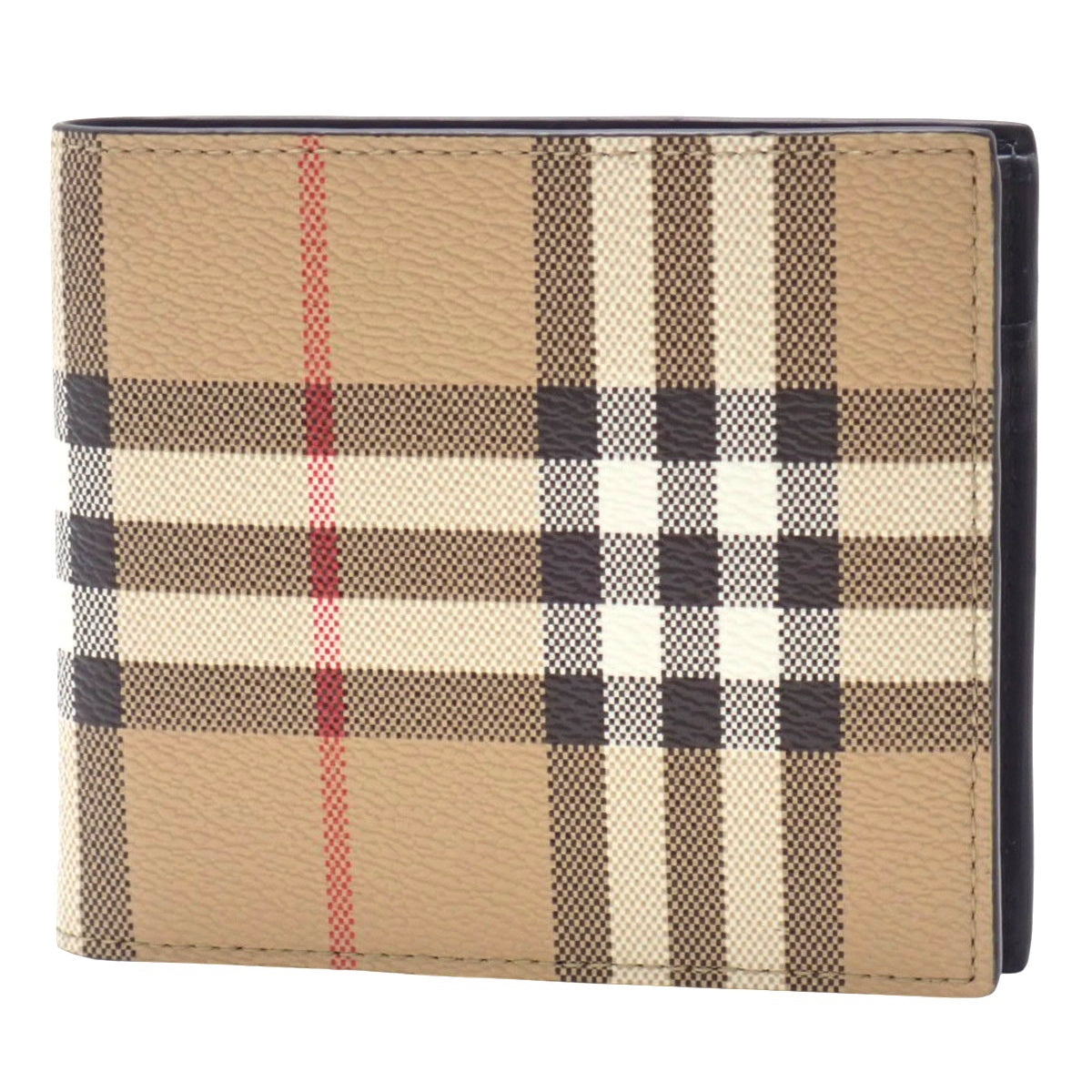 Nova Check Bifold Wallet PVC Coated Canvas Calfskin 8069815