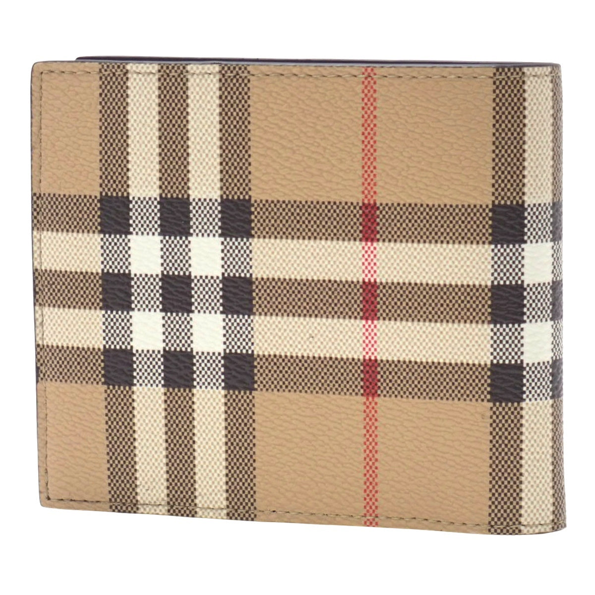 Nova Check Bifold Wallet PVC Coated Canvas Calfskin 8069815