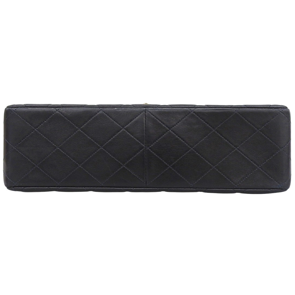 Matelasse链条单肩包，羊皮，黑色