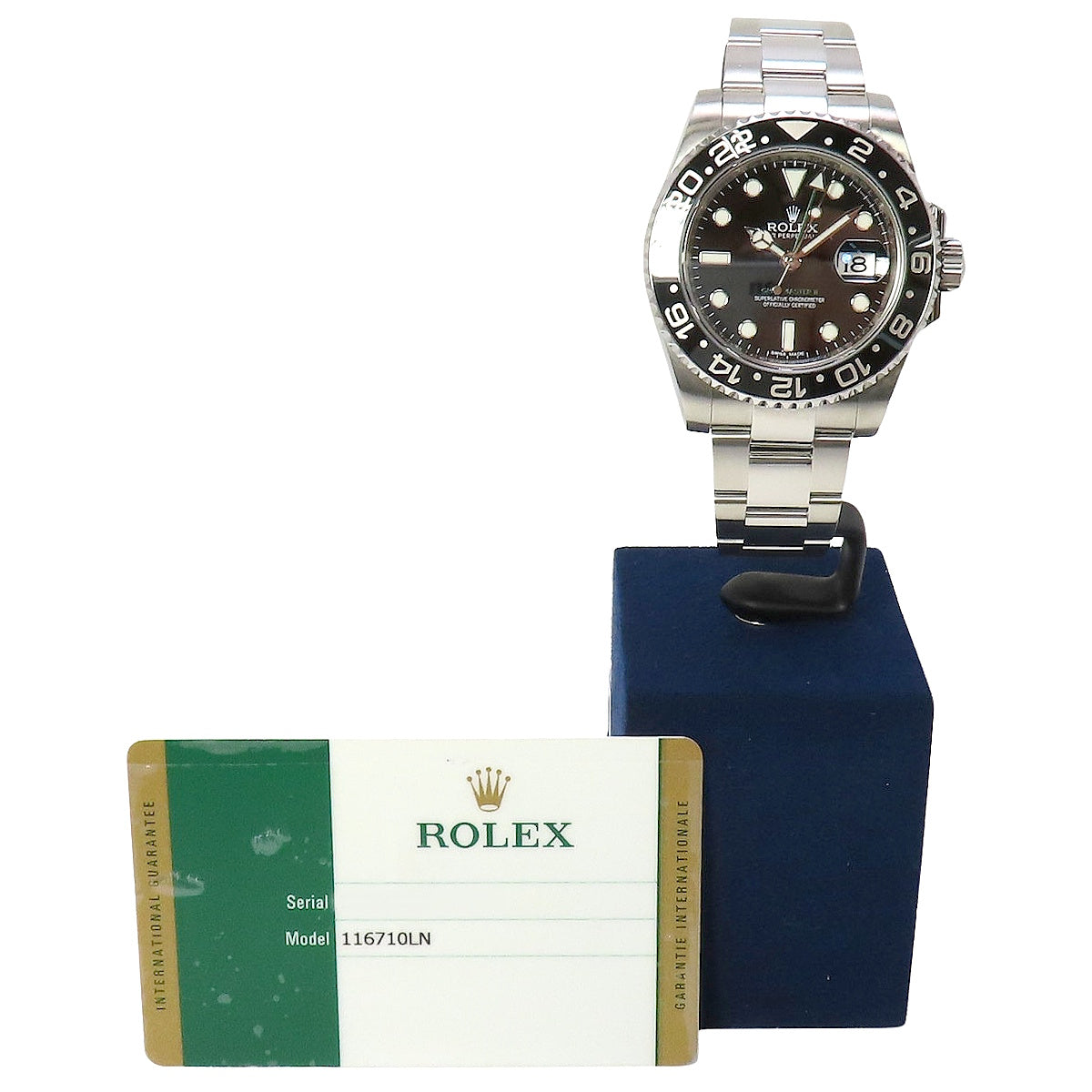 GMTマスター2 116710LN SS ランダム番 ブラック 自動巻き メンズ