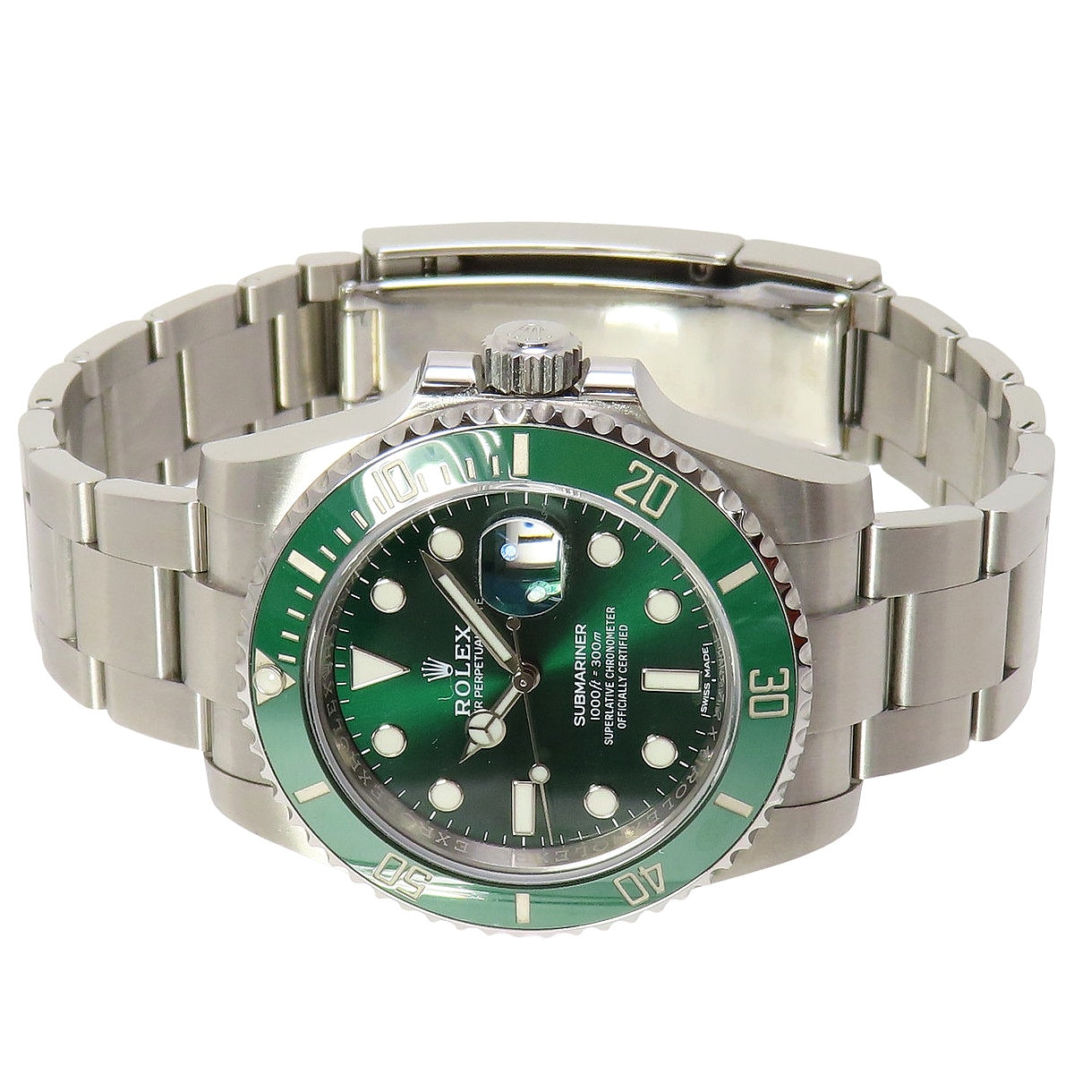 サブマリーナ デイト 116610LV SS ランダム番 グリーン 自動巻き メンズ