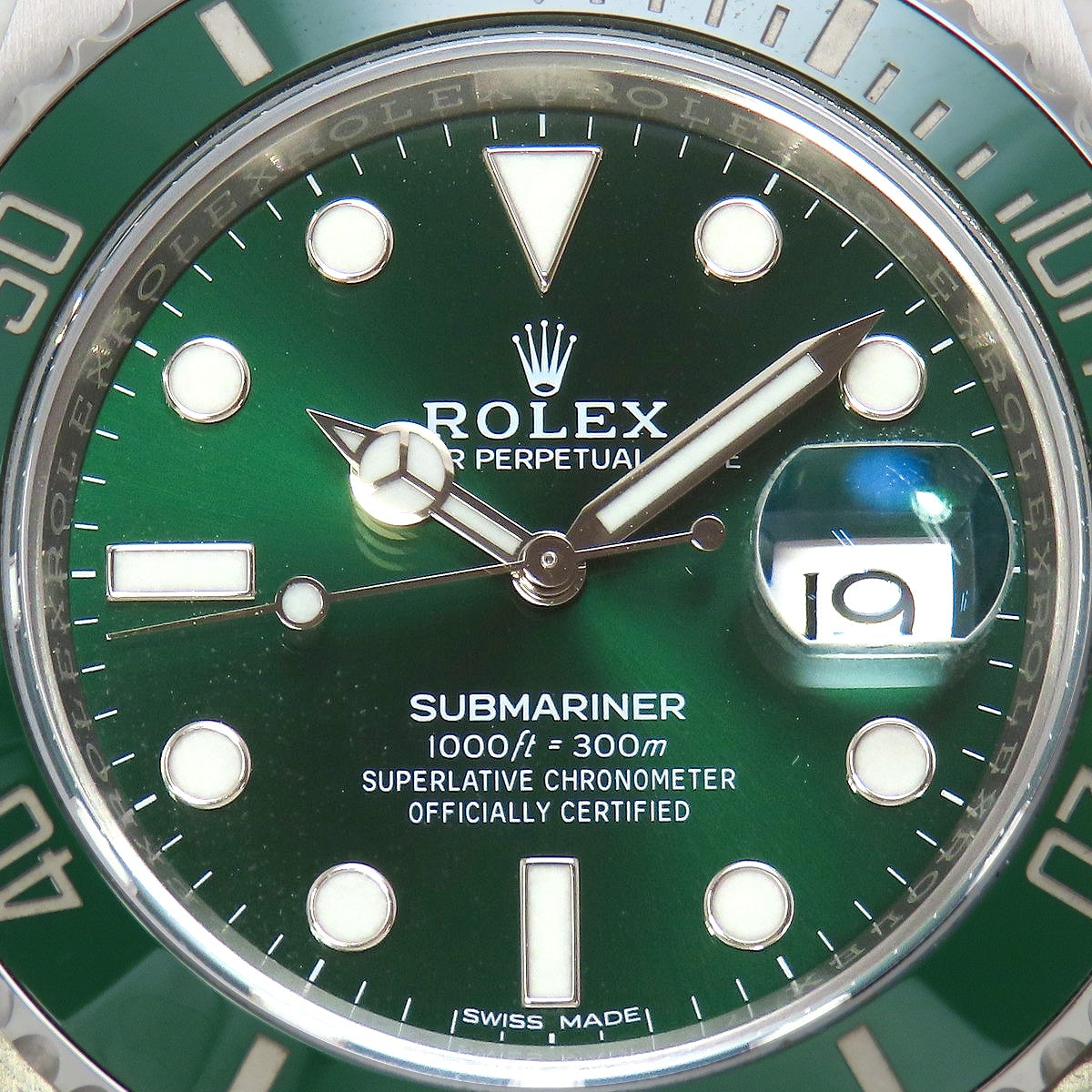 サブマリーナ デイト 116610LV SS ランダム番 グリーン 自動巻き メンズ