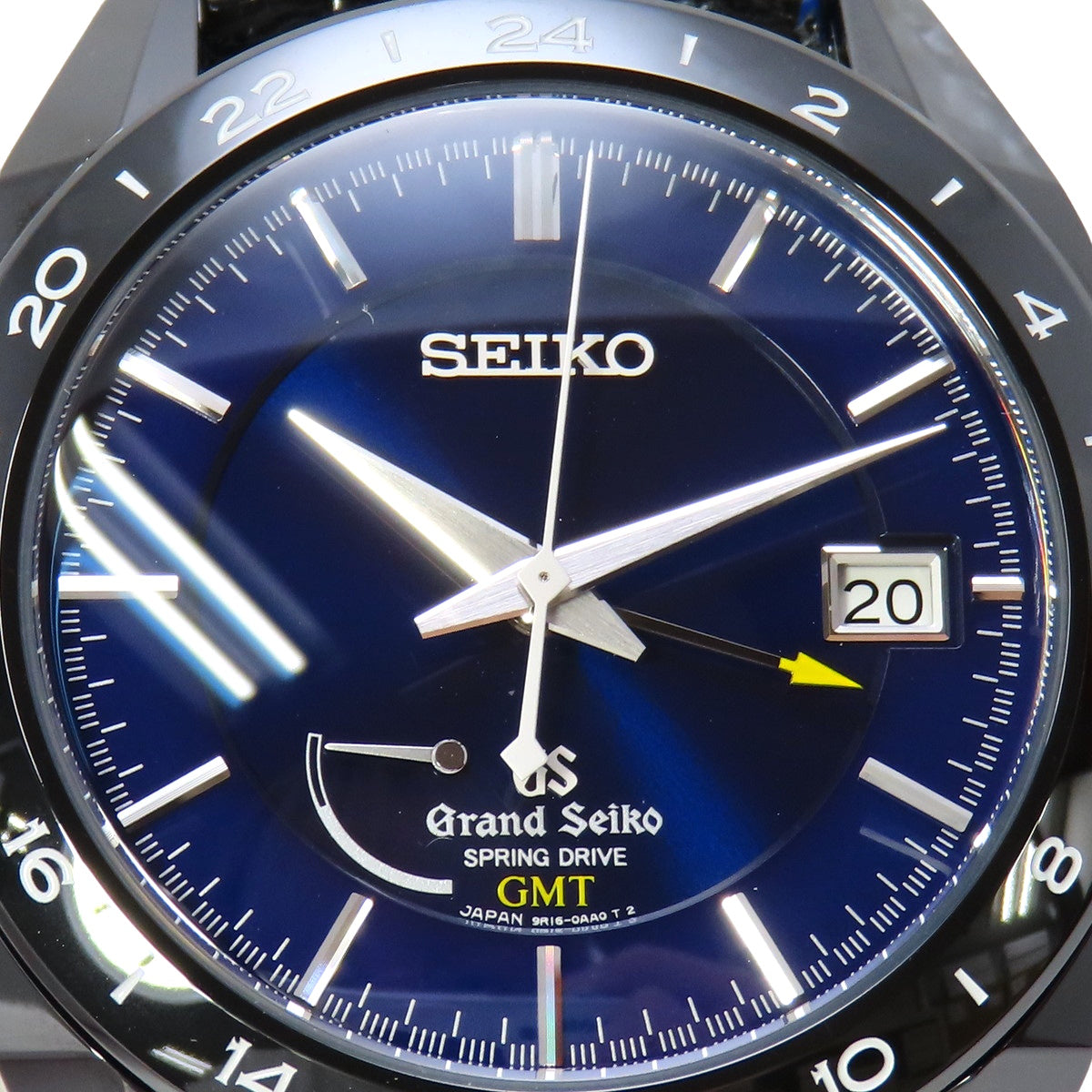 Spring Drive GMT SBGE039 CE/TI/Leather Blue Spring Drive Men's