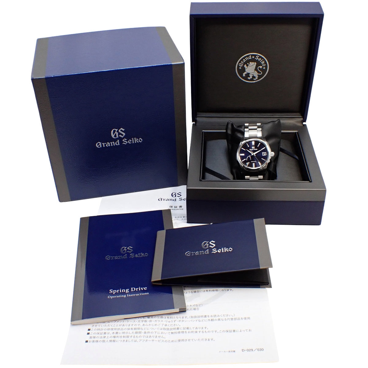 ヘリテージコレクション SBGA439 SS ネイビー 自動巻き メンズ