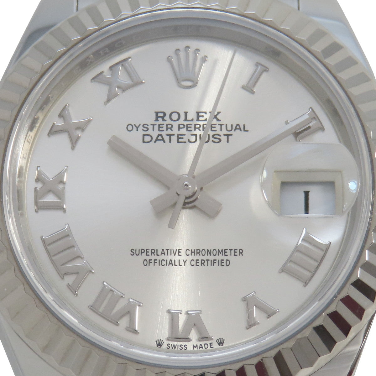 デイトジャスト 28 279174 WG/SS ランダム番 シルバー 自動巻き レディース