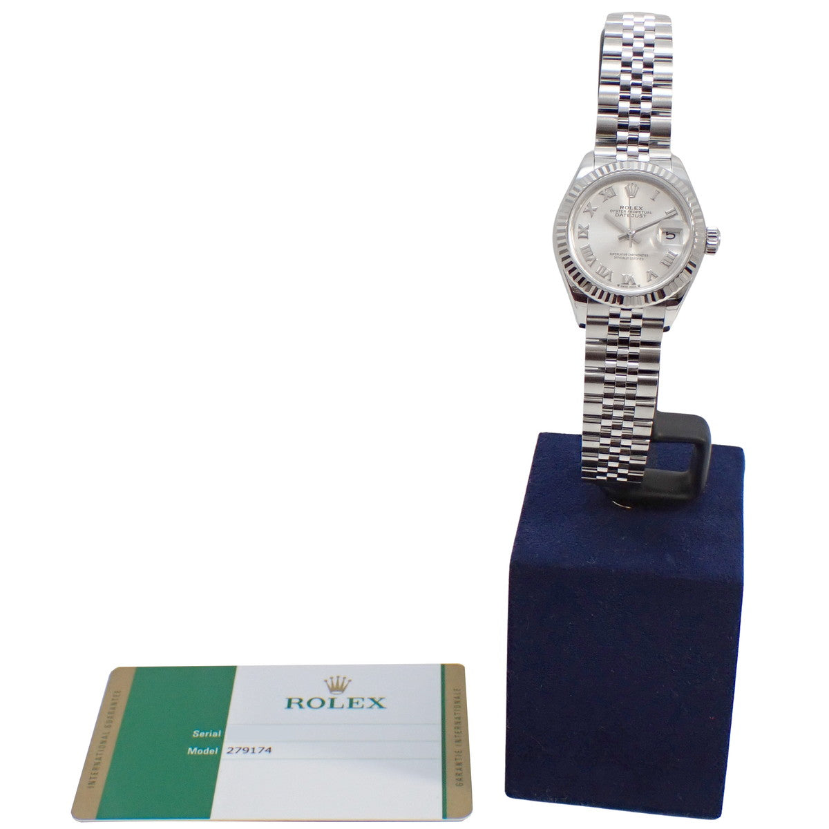 デイトジャスト 28 279174 WG/SS ランダム番 シルバー 自動巻き レディース