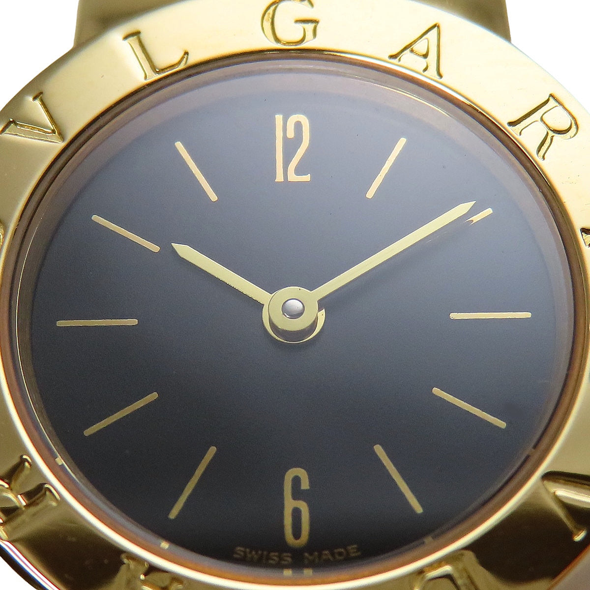 Bvlgari Bvlgari Tubogas BB232T YG Black Quartz Women's