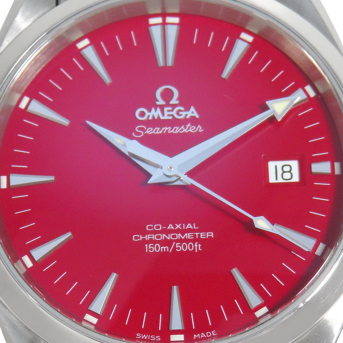 Seamaster Aqua Terra Marui Limited Edition 2503.60 Stainless Steel Red Automatic Men's