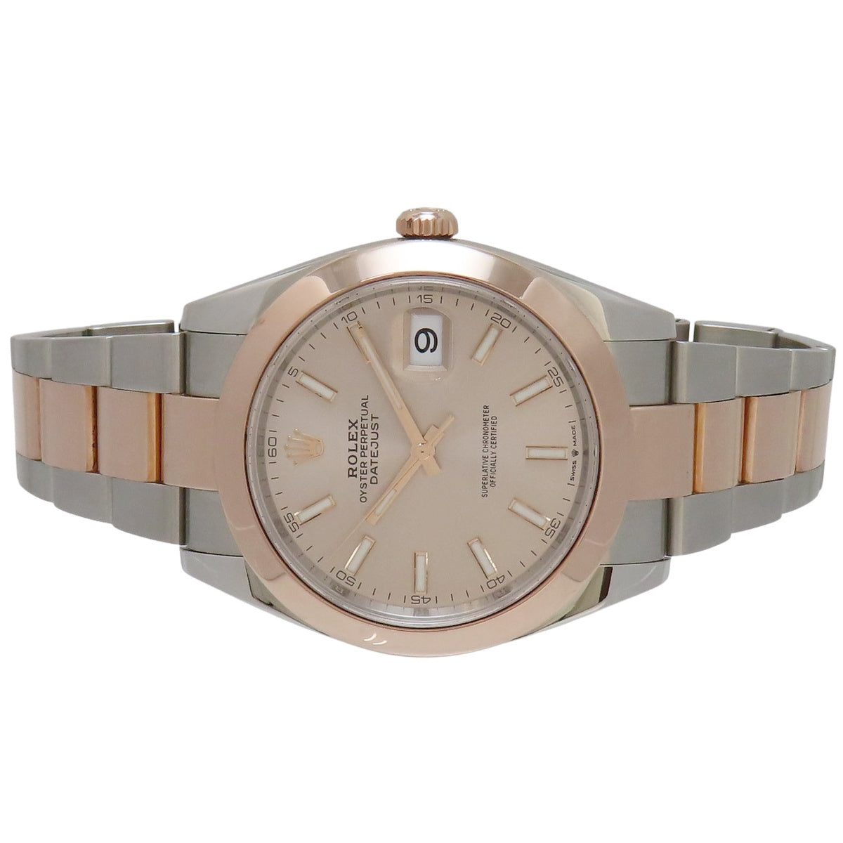 デイトジャスト41 126301 PG/SS ランダム番 サンダスト 自動巻き メンズ