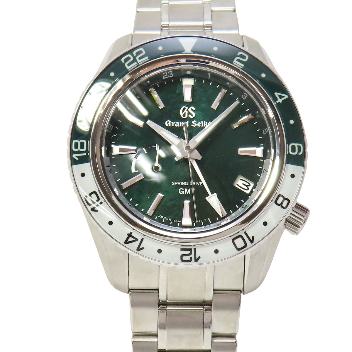 スポーツコレクション スプリングドライブ GMT SBGE295 SS グリーン メンズ