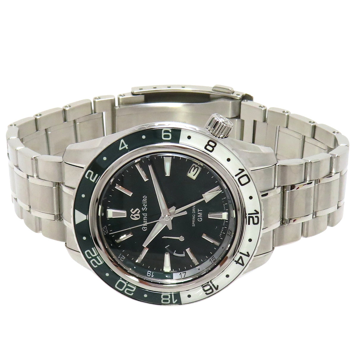 スポーツコレクション スプリングドライブ GMT SBGE295 SS グリーン メンズ