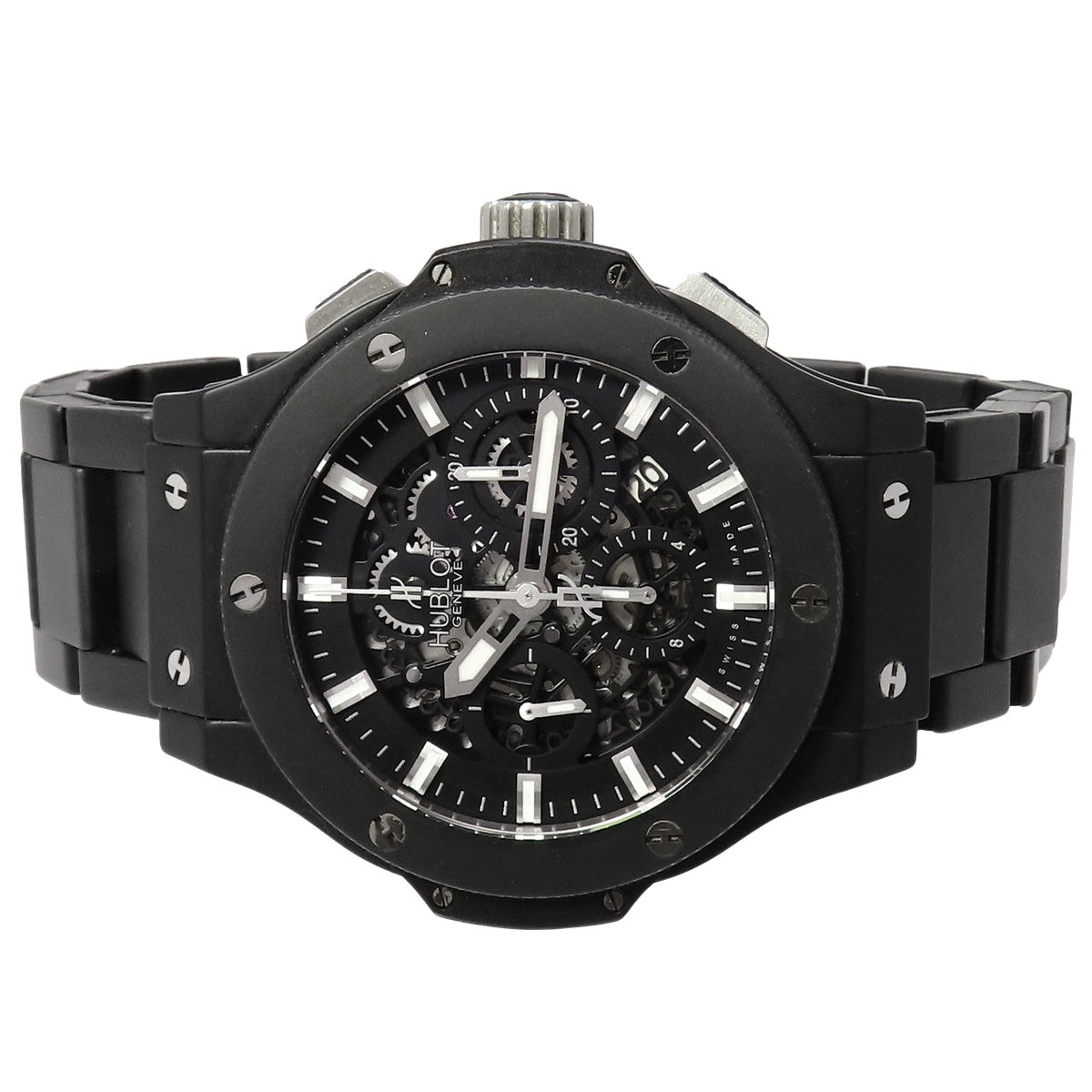 ビッグバン アエロバン ブラックマジック 311.CI.1170.CI CE/TI ブラックスケルトン 自動巻き メンズ