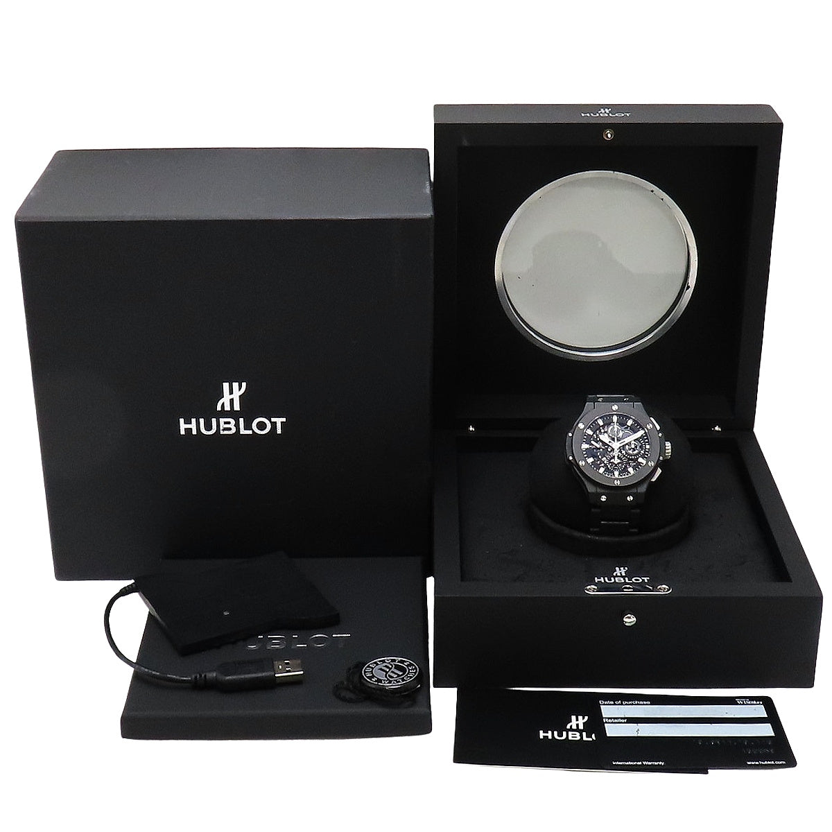 ビッグバン アエロバン ブラックマジック 311.CI.1170.CI CE/TI ブラックスケルトン 自動巻き メンズ