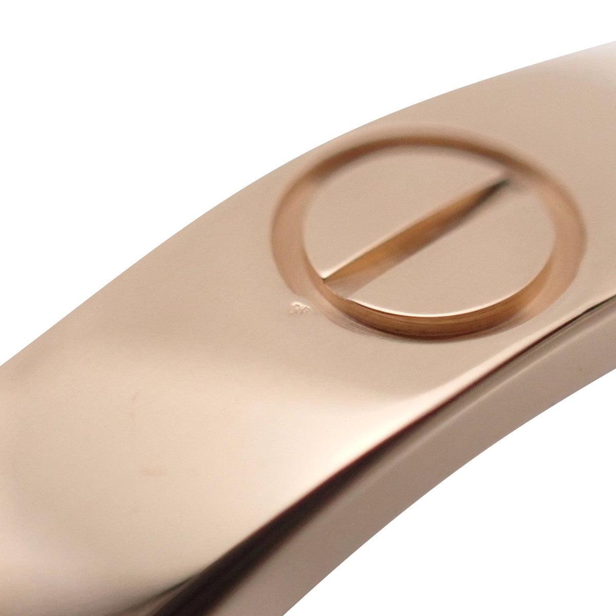 ミニ LOVE リング ピンクゴールド K18PG 3.6g