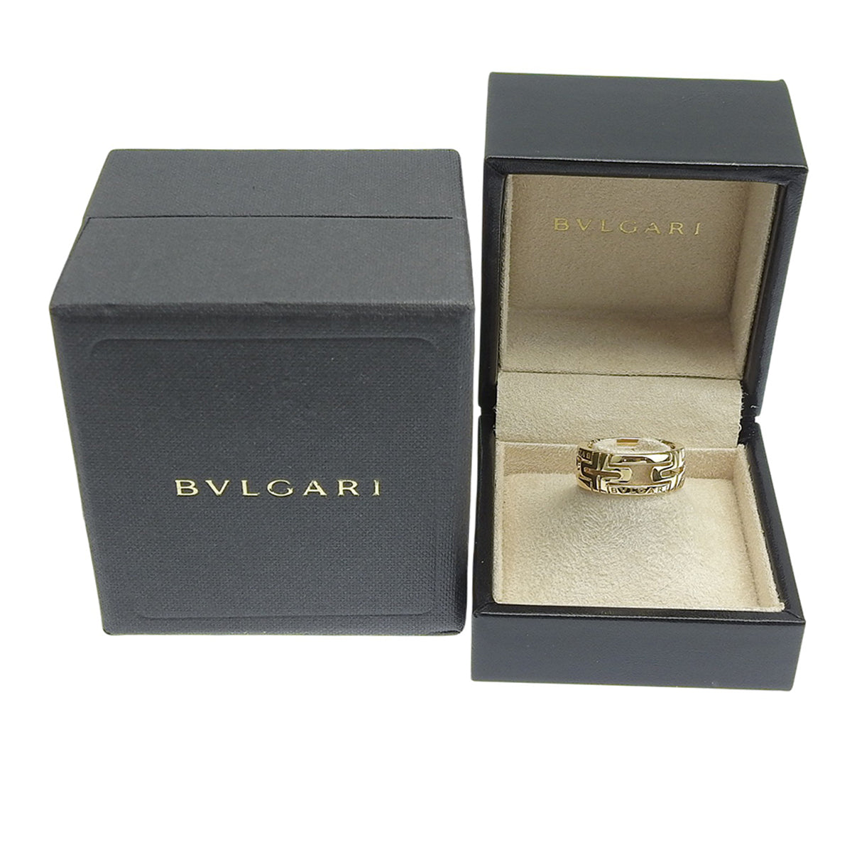 Parentesi Openwork Ring, 18K Yellow Gold, 7.2g