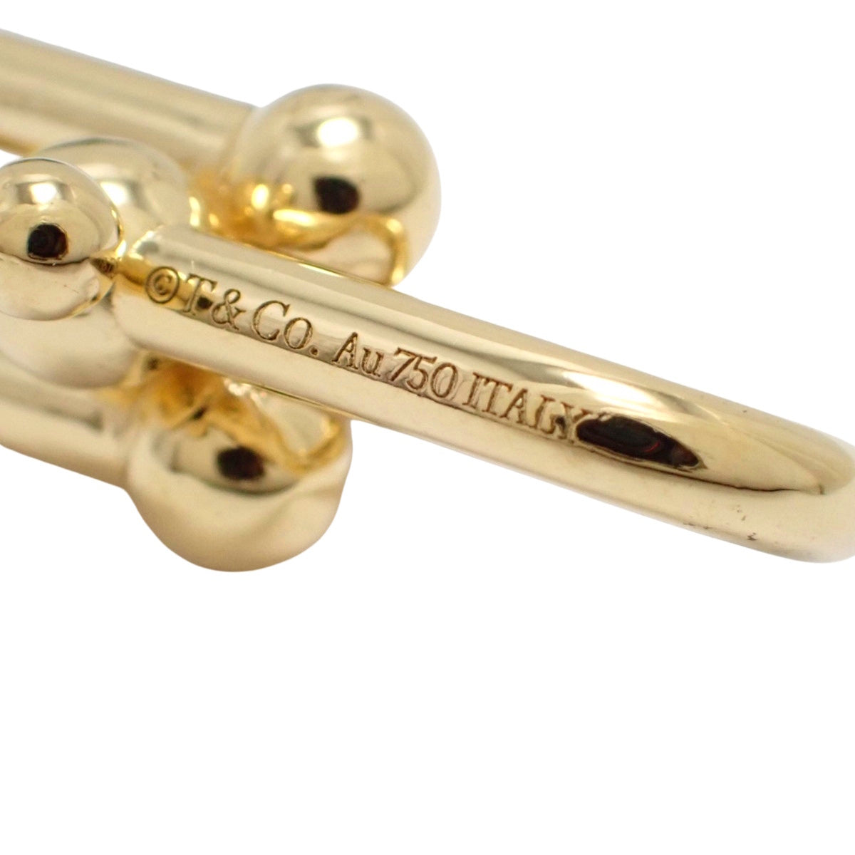 18K黄金中号链节手链