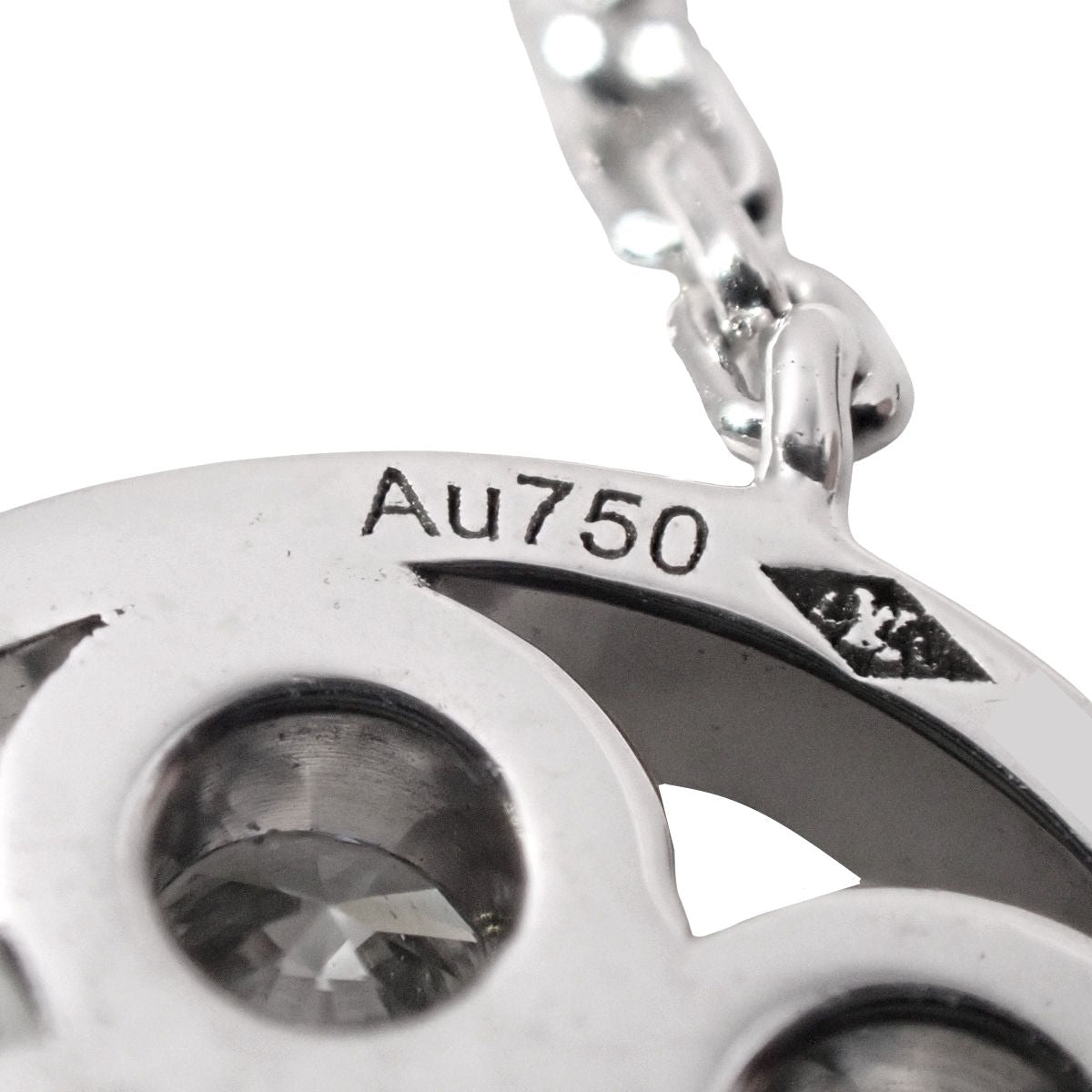 Pandantif 花朵项链 钻石白金 K18WG