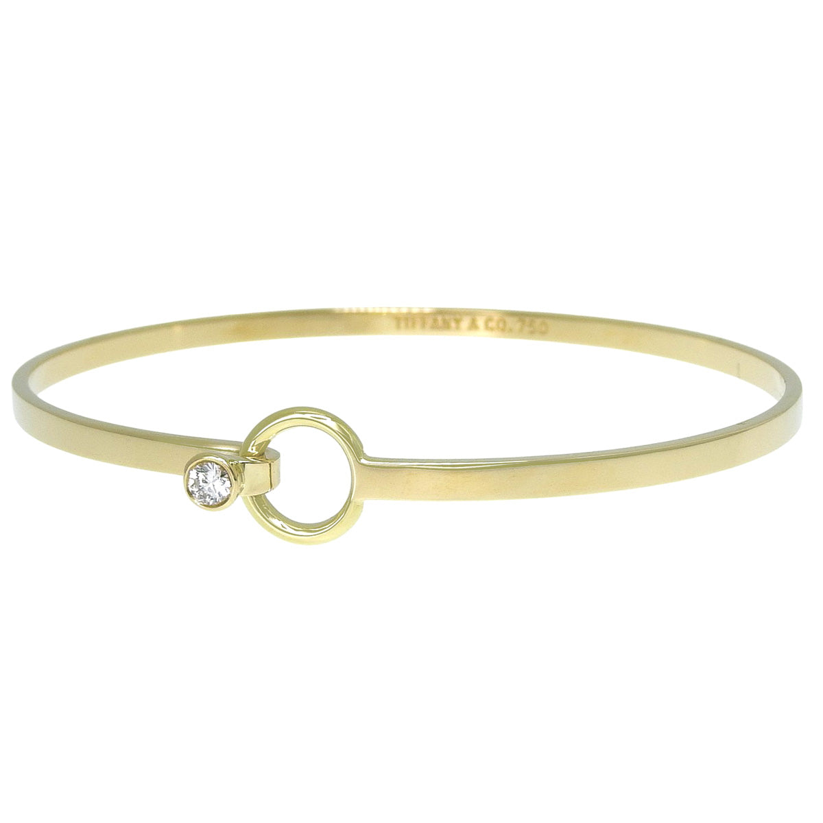 フックアンドアイ ブレスレット ダイヤモンド イエローゴールド K18YG