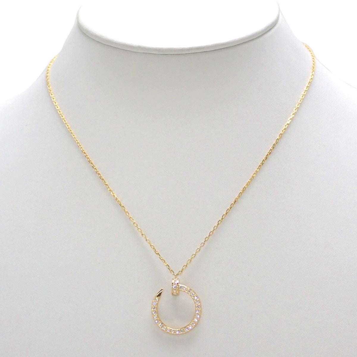 Juste un Clou 18K黄金镶钻项链