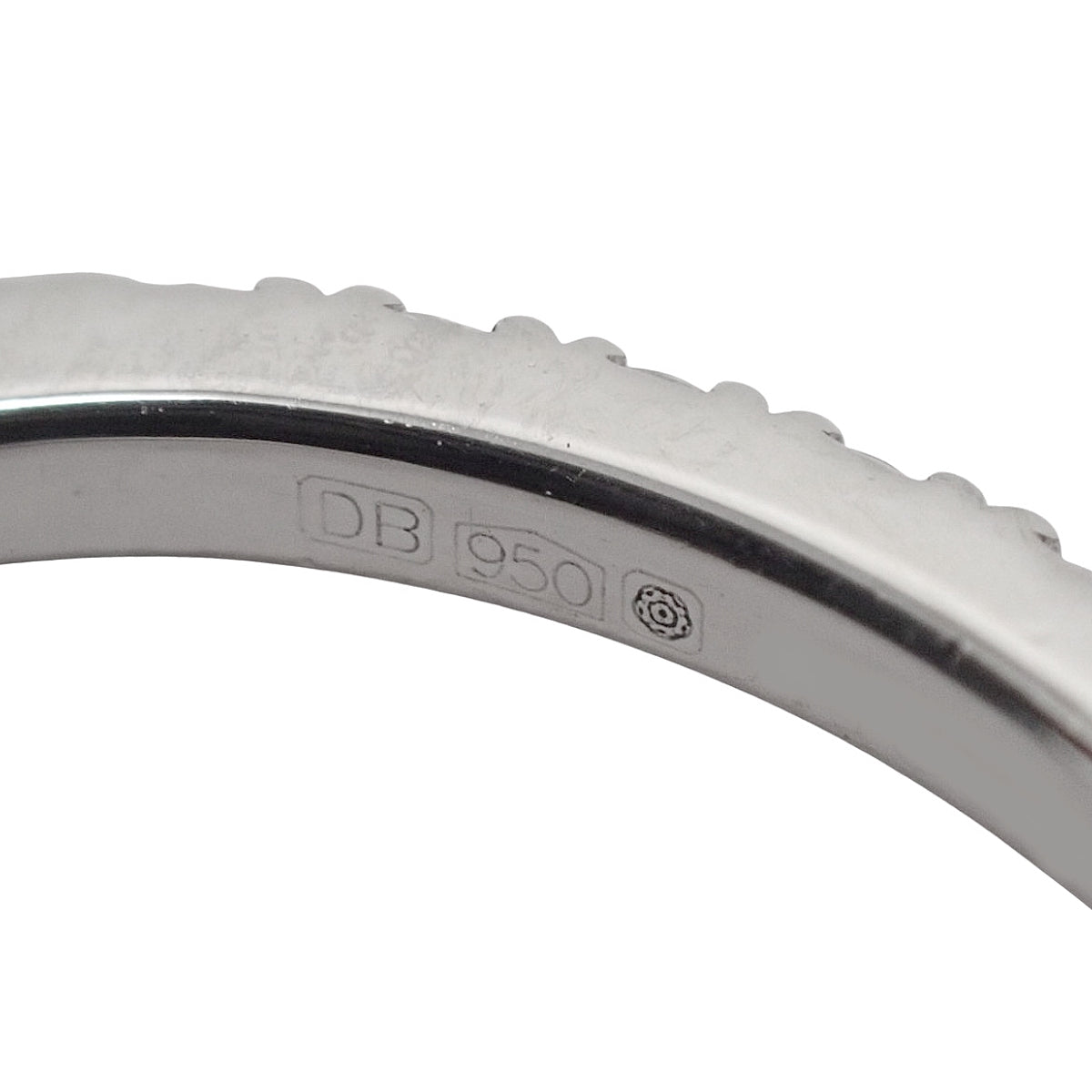 单钻戒指 钻石 铂金 Pt950 3(43)号 2.0克